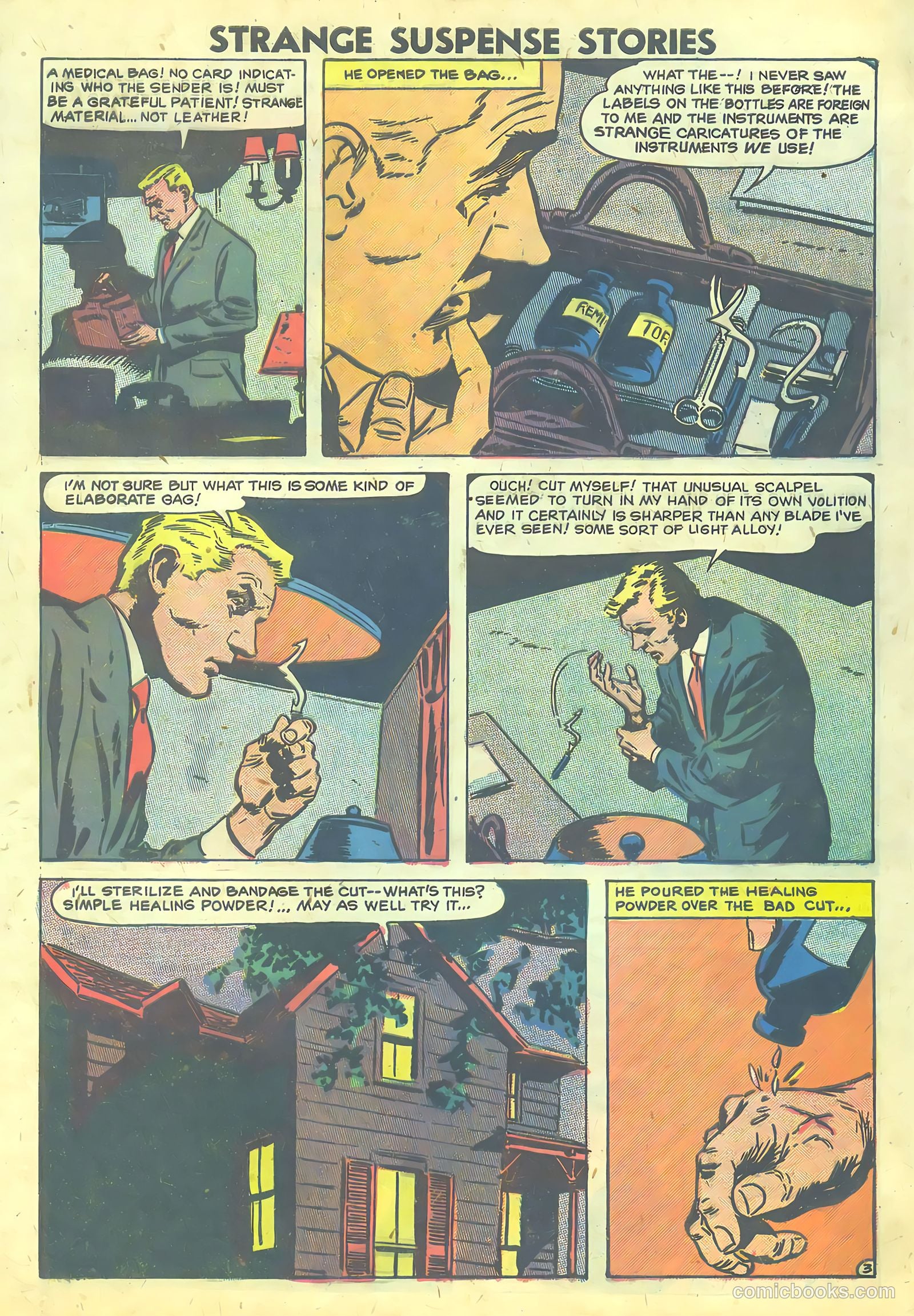 Strange Suspense Stories #36 (1958) — page 62 of 68