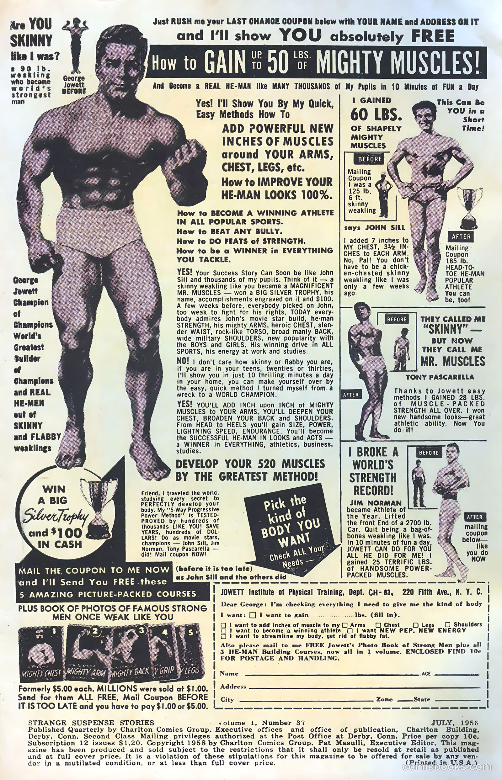 Strange Suspense Stories #37 (1958) — page 2 of 36