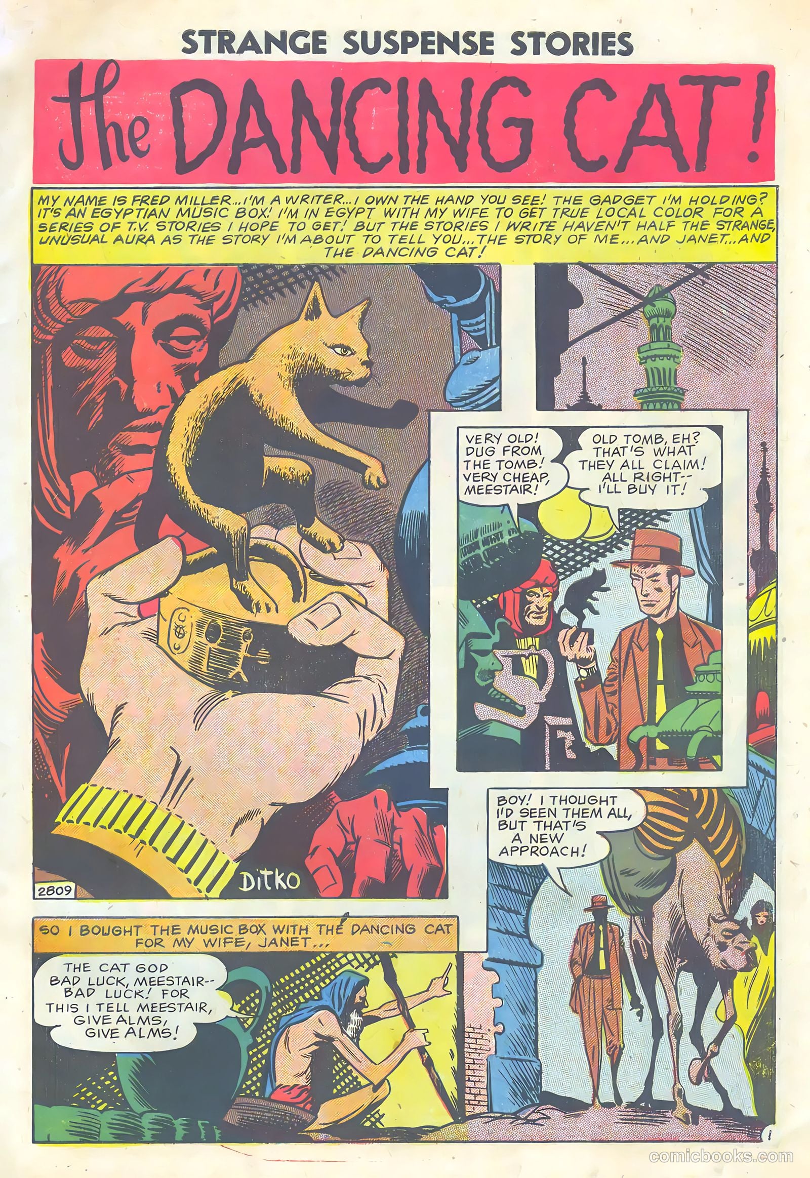 Strange Suspense Stories #37 (1958) — page 3 of 36