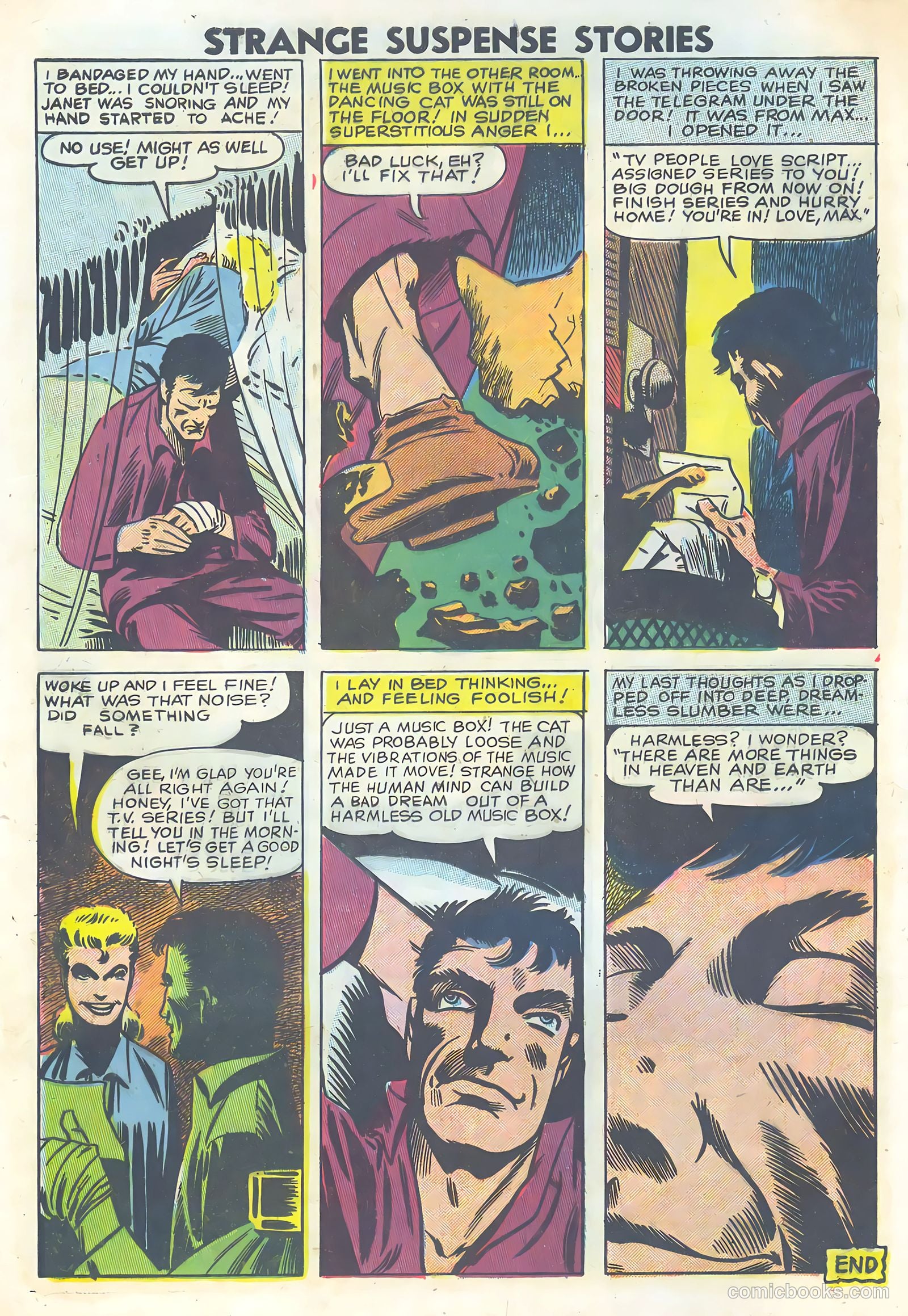 Strange Suspense Stories #37 (1958) — page 8 of 36
