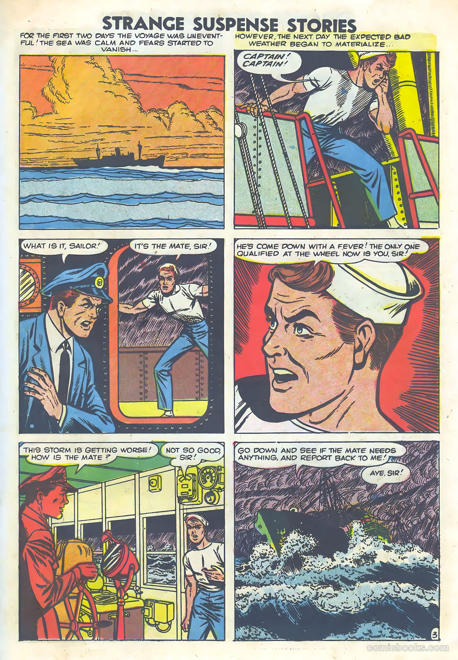 Strange Suspense Stories #37 (1958) — page 19 of 36