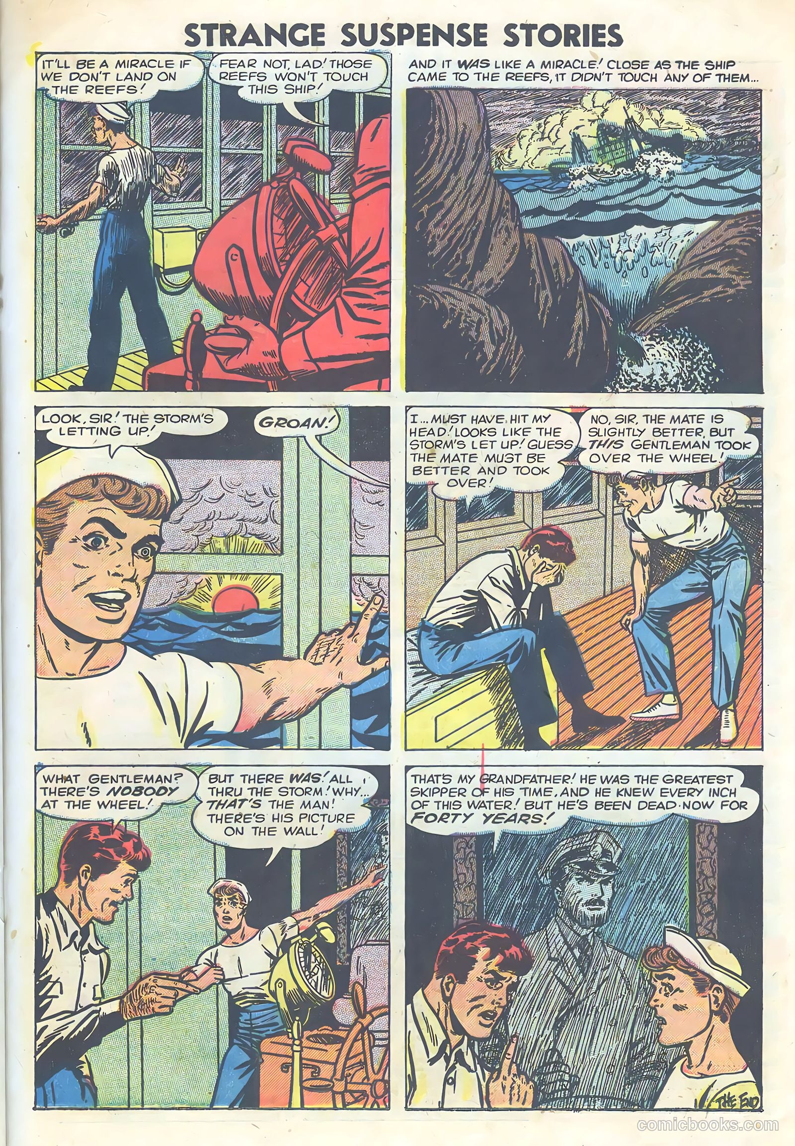Strange Suspense Stories #37 (1958) — page 21 of 36