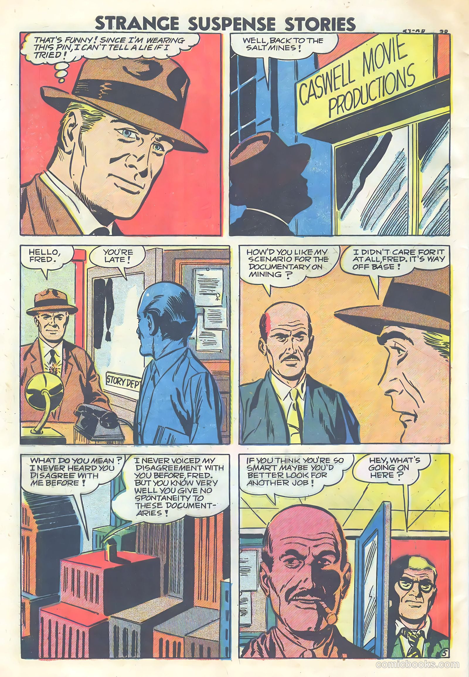 Strange Suspense Stories #37 (1958) — page 32 of 36