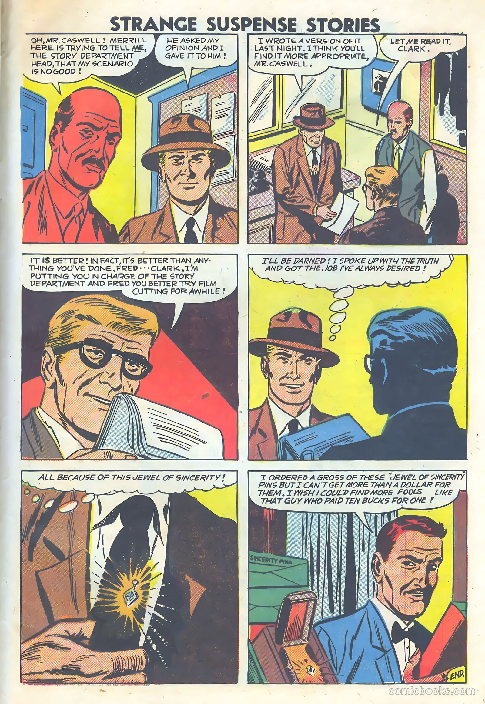 Strange Suspense Stories #37 (1958) — page 33 of 36