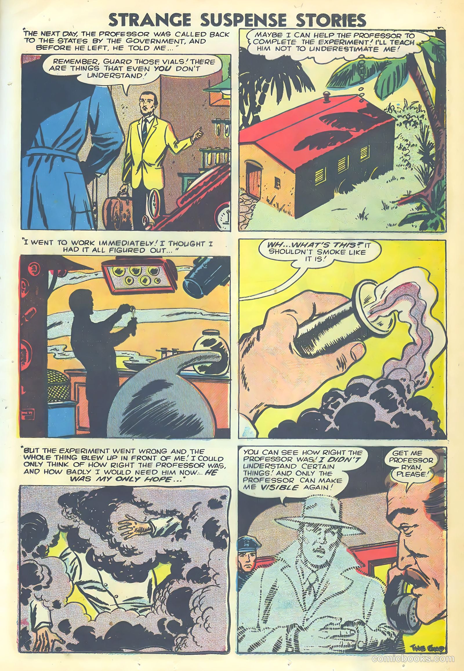 Strange Suspense Stories #38 (1958) — page 13 of 36
