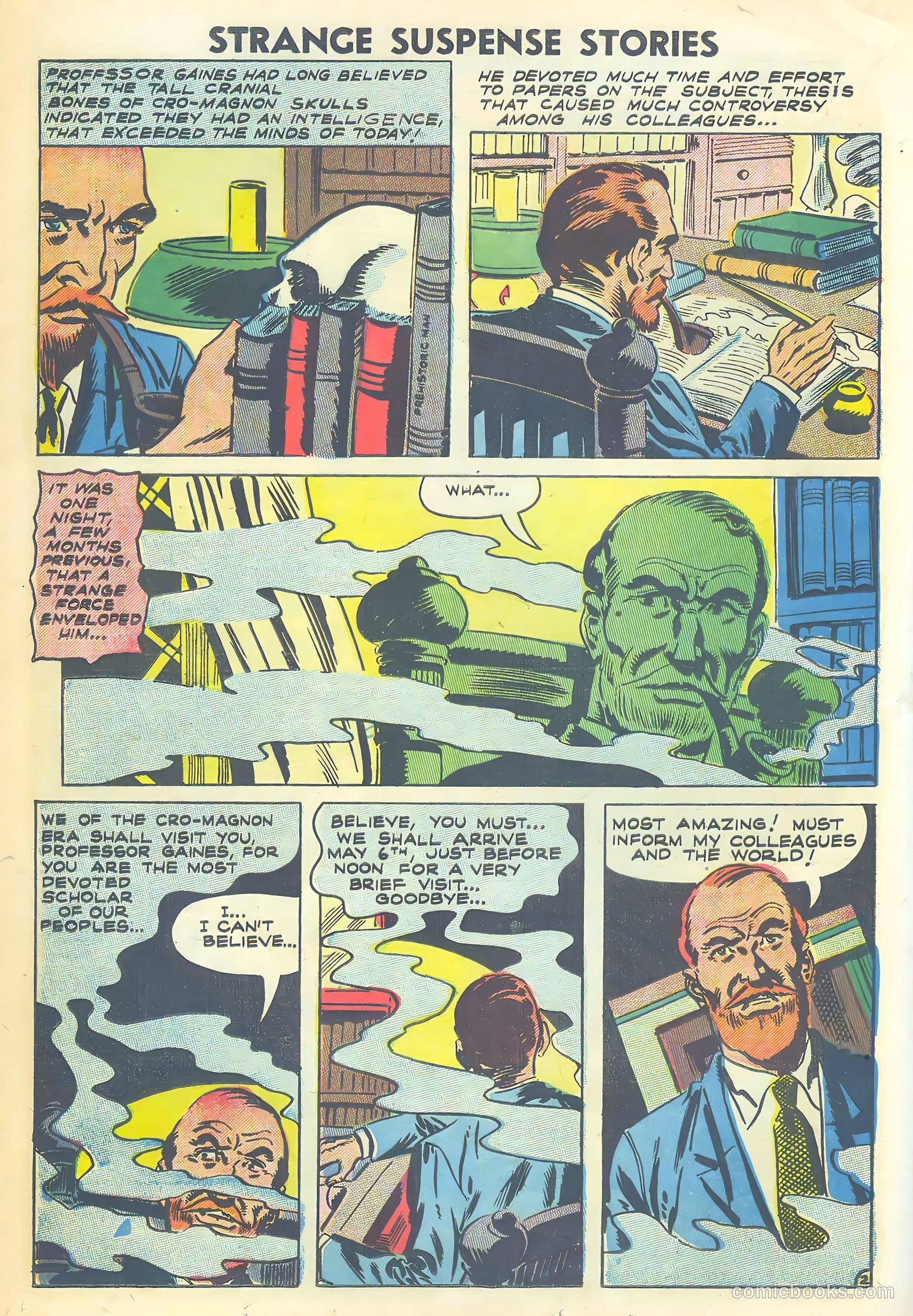 Strange Suspense Stories #38 (1958) — page 16 of 36