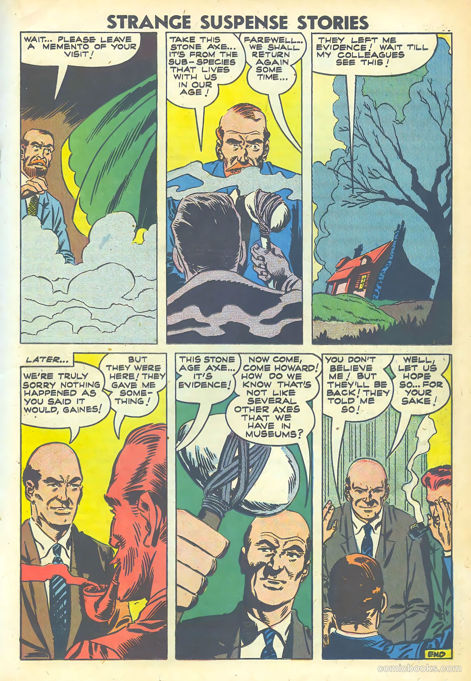Strange Suspense Stories #38 (1958) — page 19 of 36