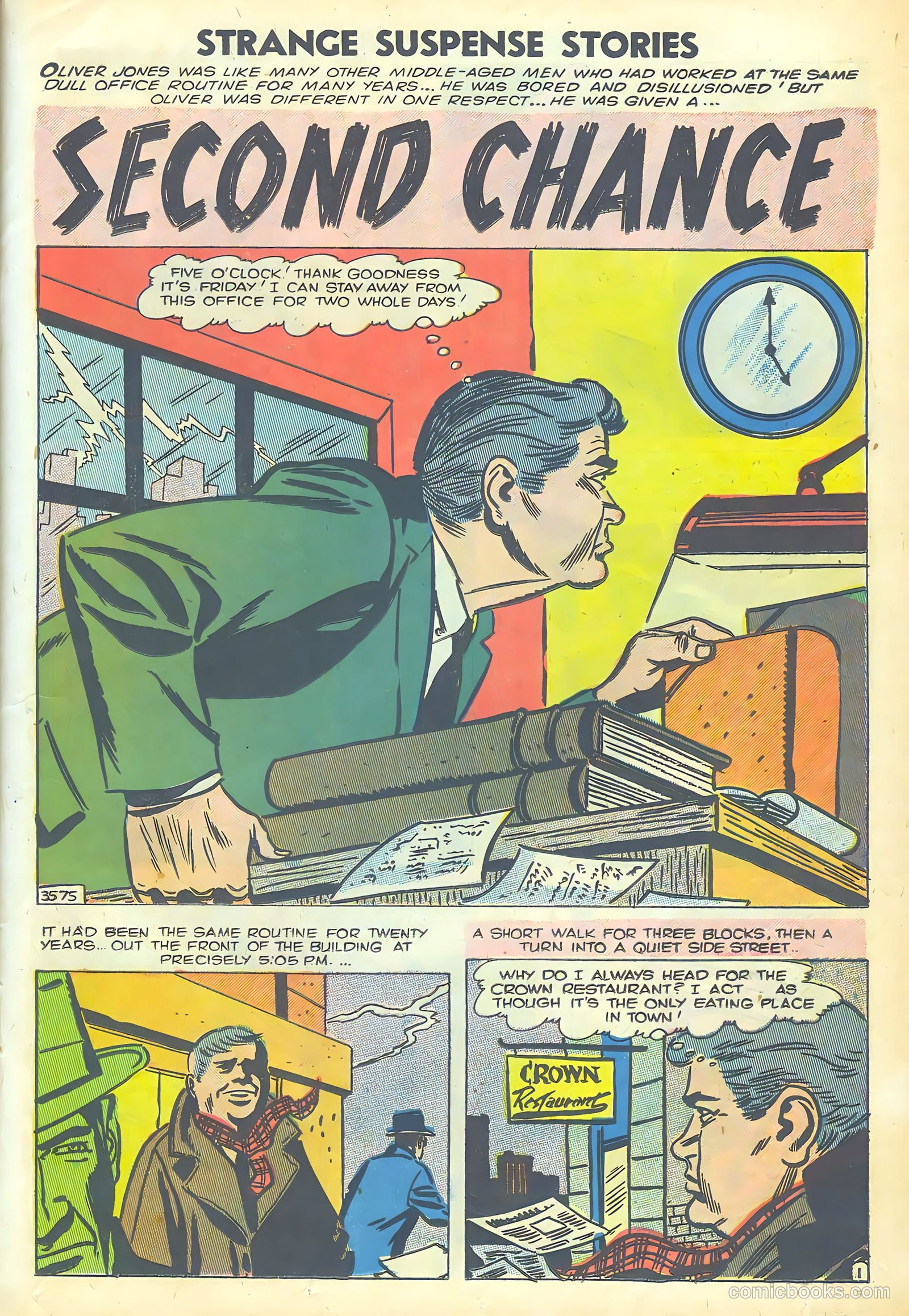 Strange Suspense Stories #38 (1958) — page 23 of 36