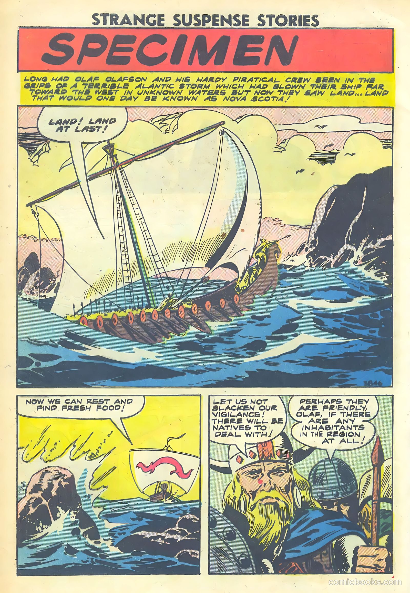 Strange Suspense Stories #38 (1958) — page 28 of 36