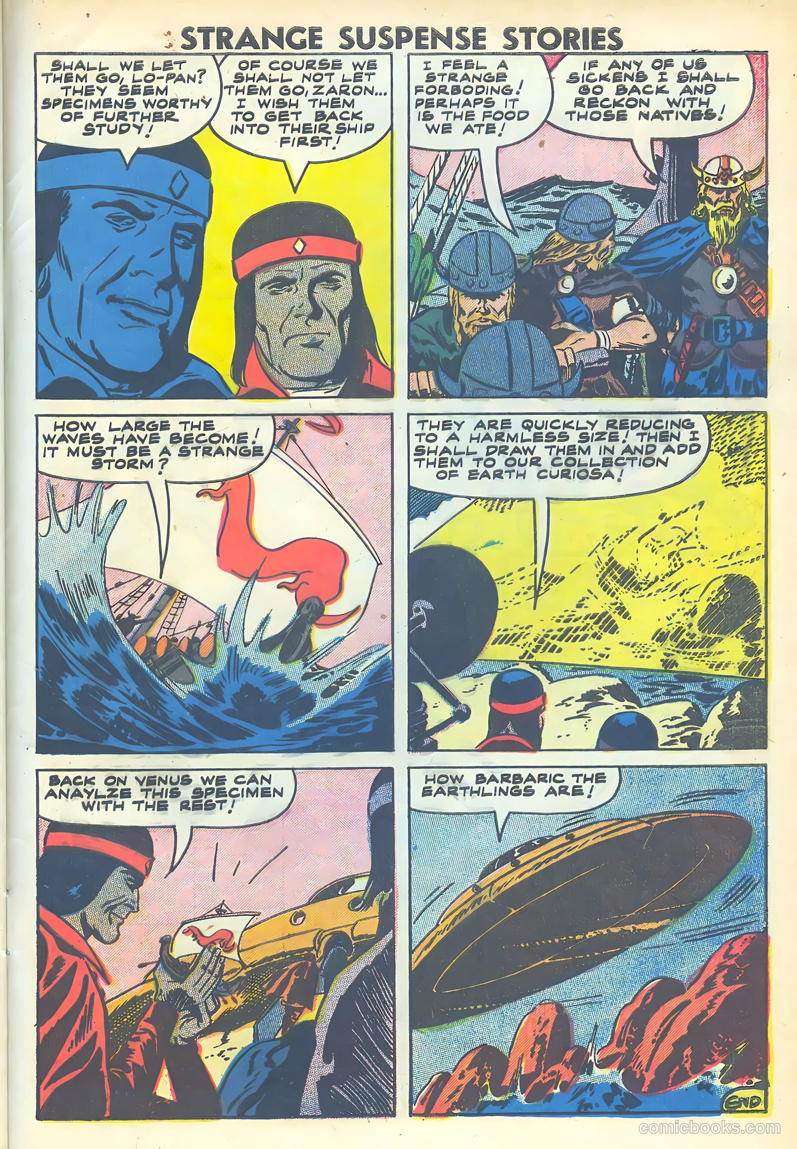 Strange Suspense Stories #38 (1958) — page 33 of 36