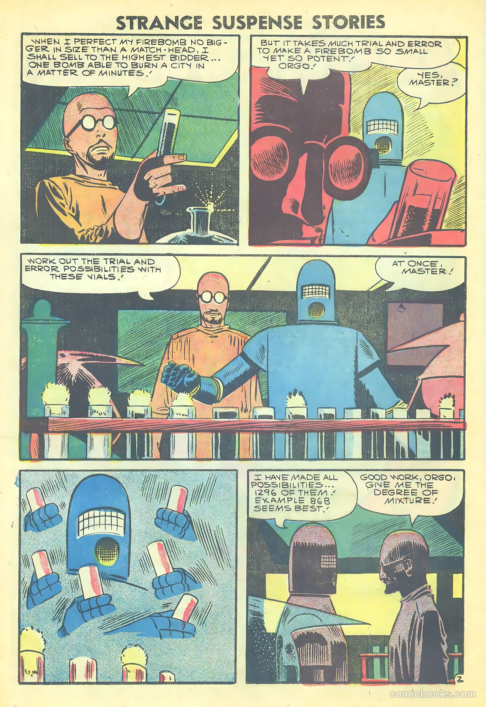 Strange Suspense Stories #39 (1958) — page 16 of 36