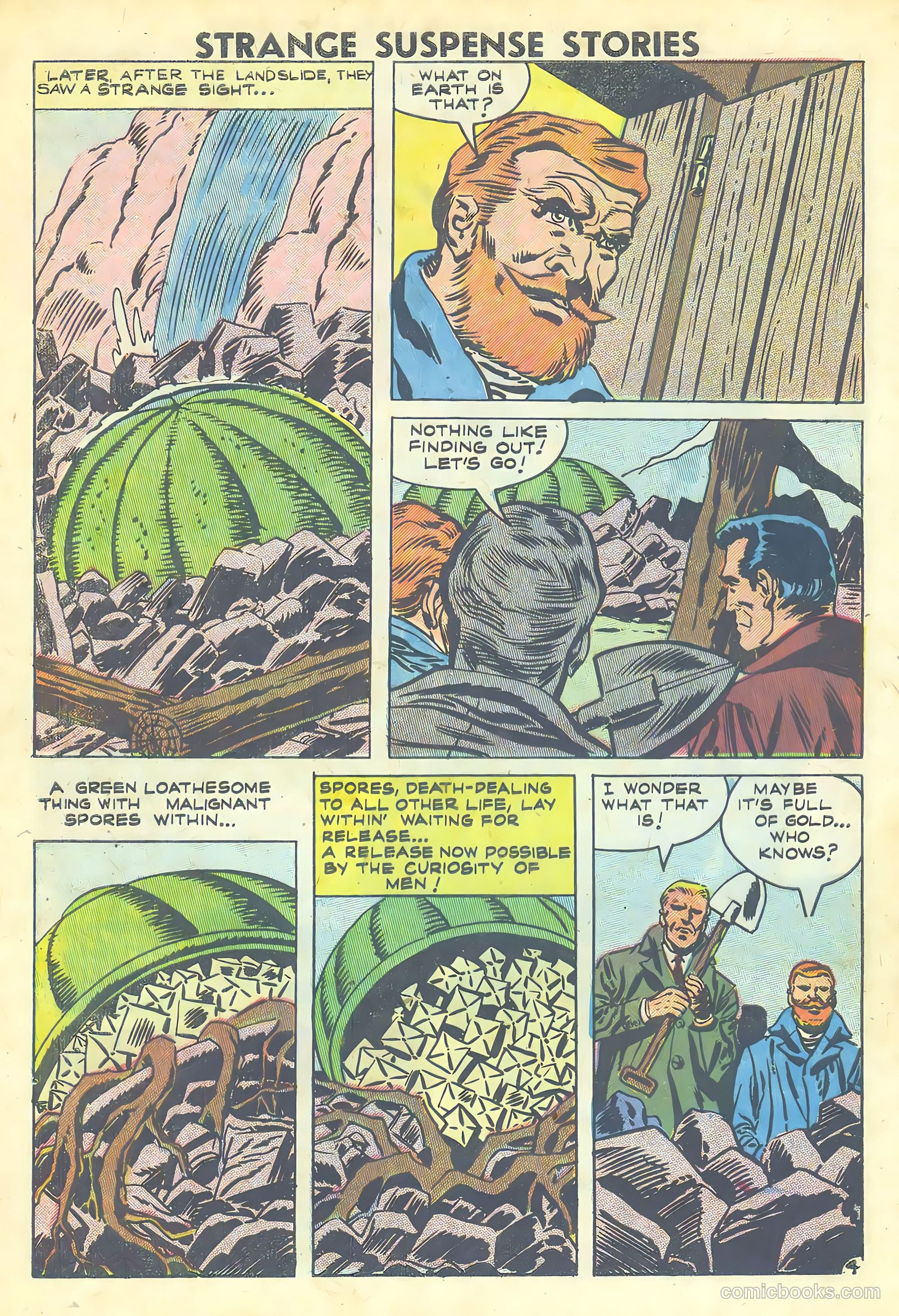 Strange Suspense Stories #40 (1959) — page 32 of 36