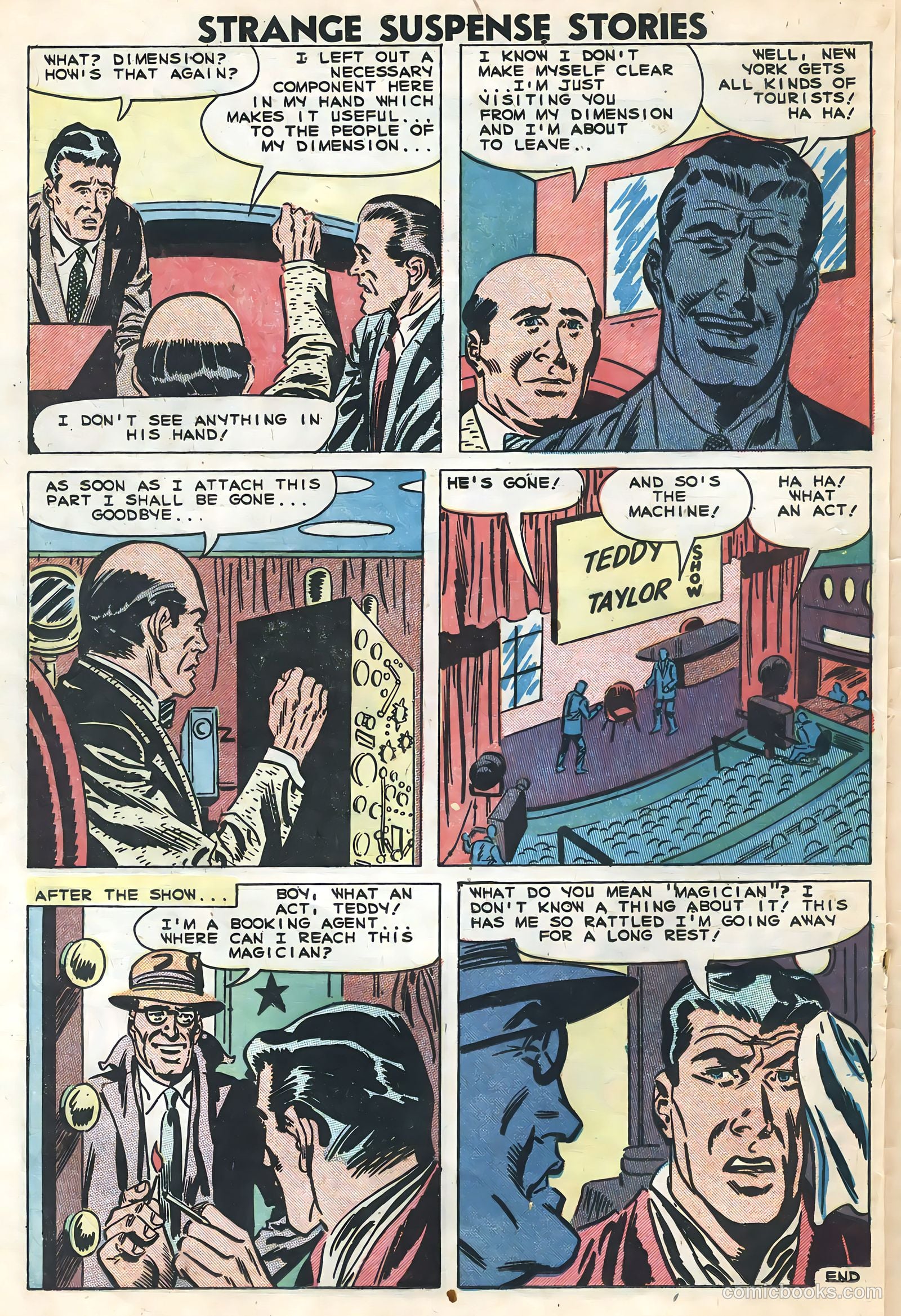 Strange Suspense Stories #42 (1959) — page 20 of 36