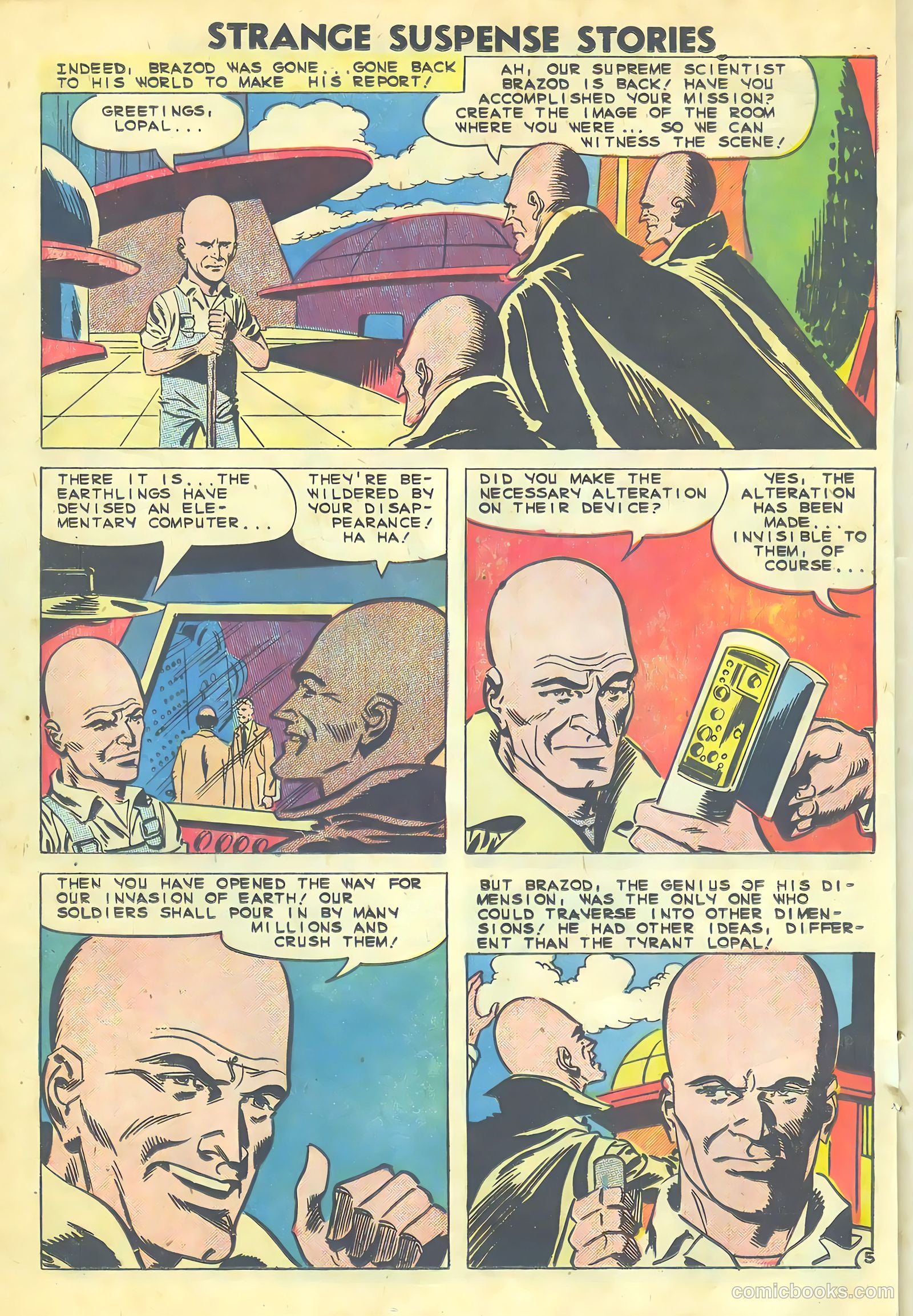 Strange Suspense Stories #44 (1959) — page 20 of 36
