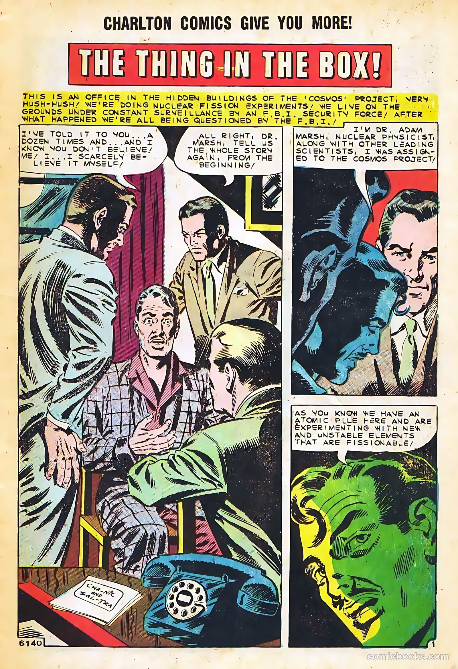 Strange Suspense Stories #46 (1960) — page 3 of 36