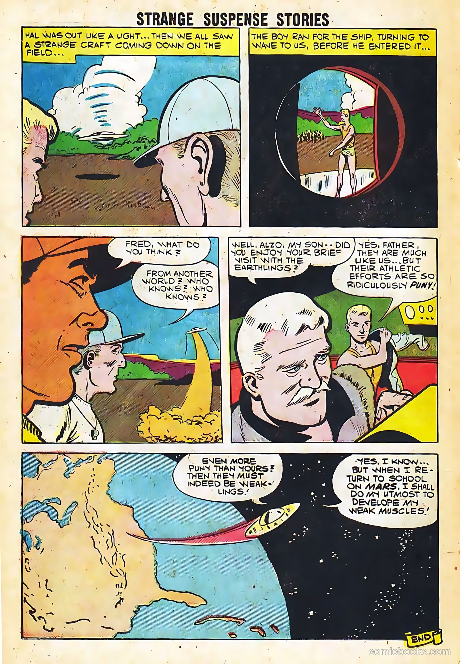 Strange Suspense Stories #46 (1960) — page 18 of 36