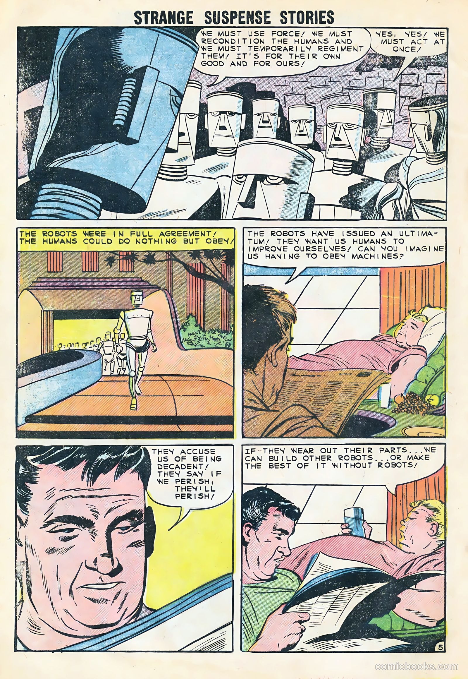 Strange Suspense Stories #47 (1960) — page 8 of 36