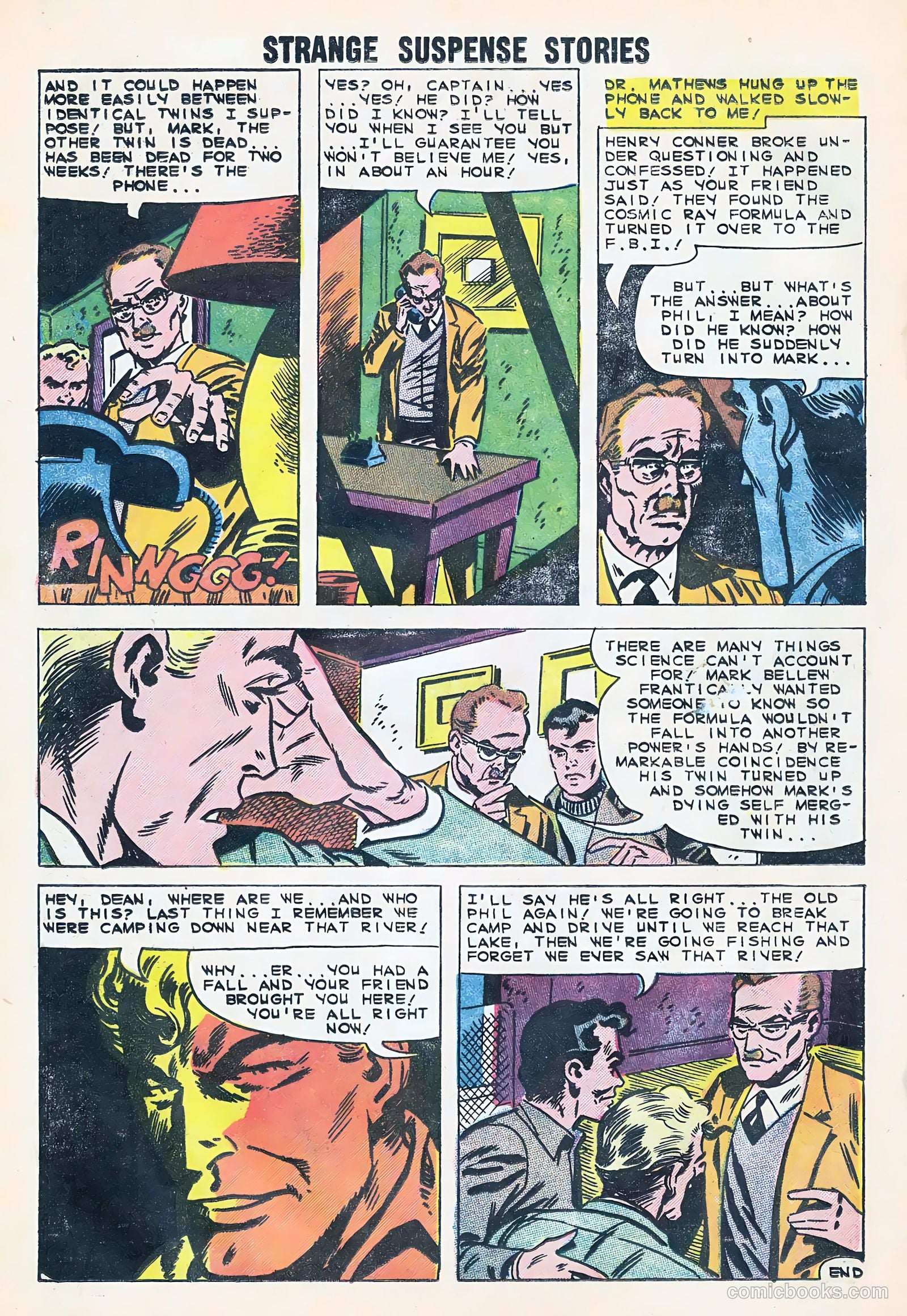 Strange Suspense Stories #47 (1960) — page 18 of 36