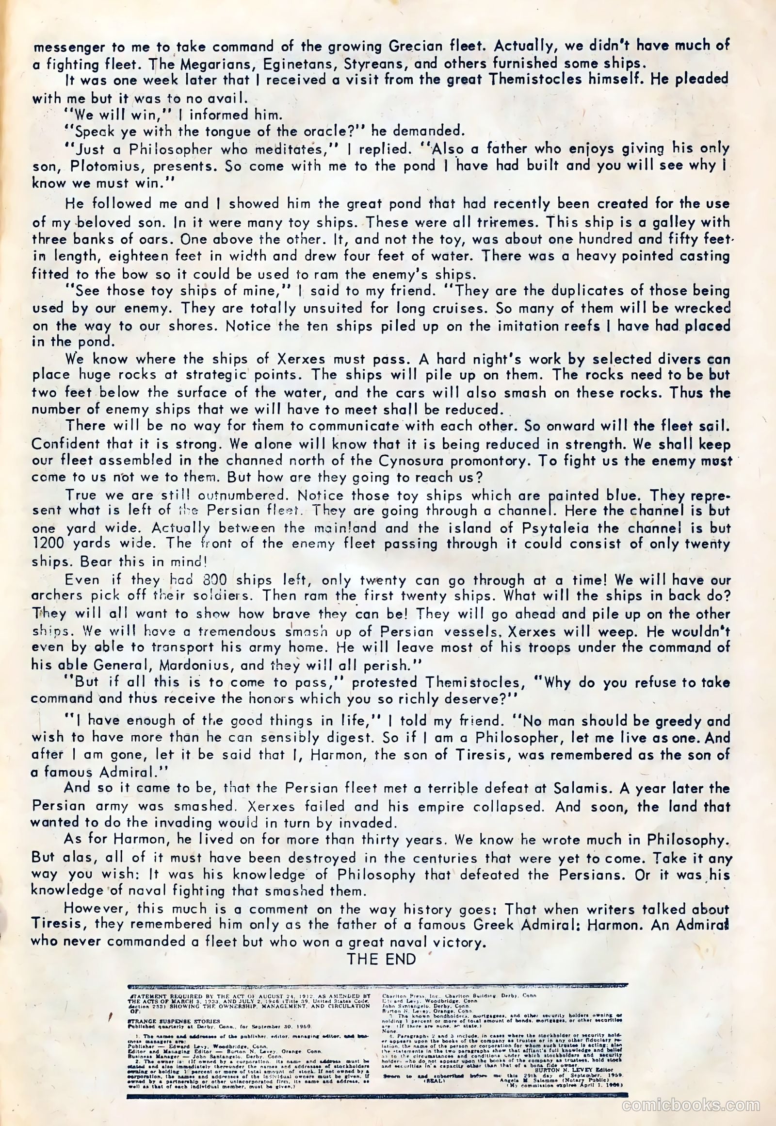 Strange Suspense Stories #47 (1960) — page 21 of 36
