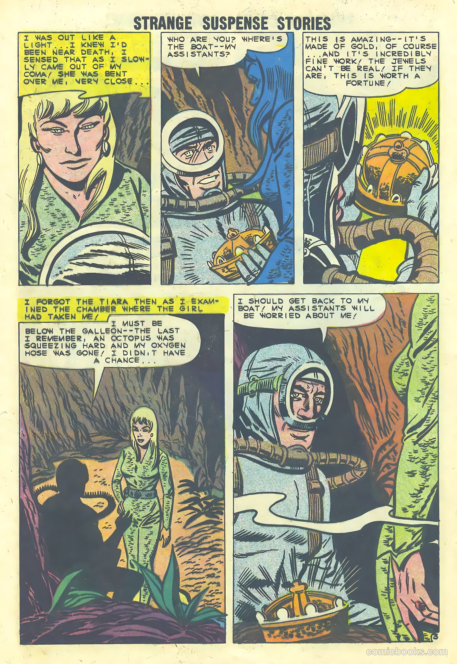 Strange Suspense Stories #48 (1960) — page 28 of 36