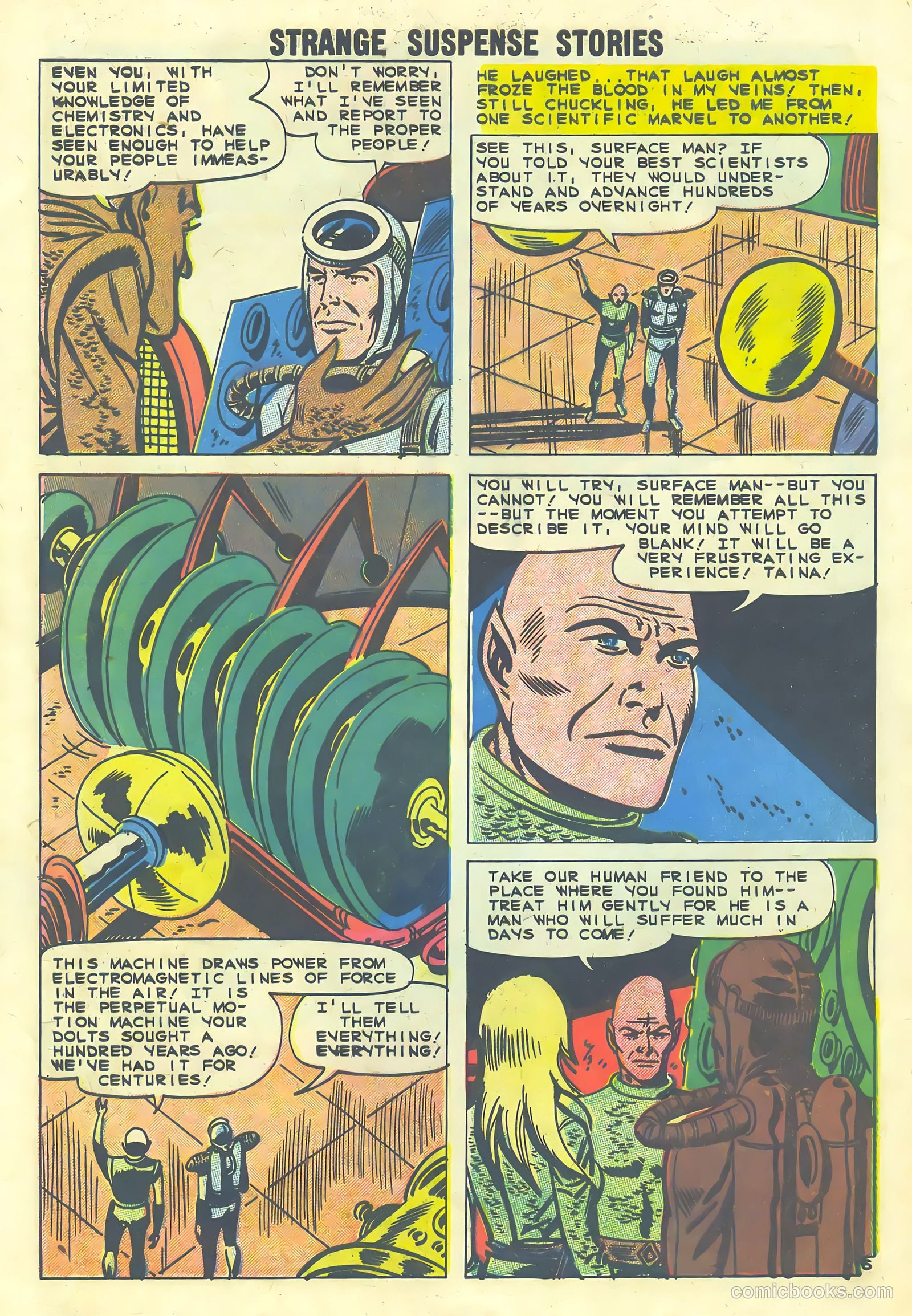Strange Suspense Stories #48 (1960) — page 32 of 36