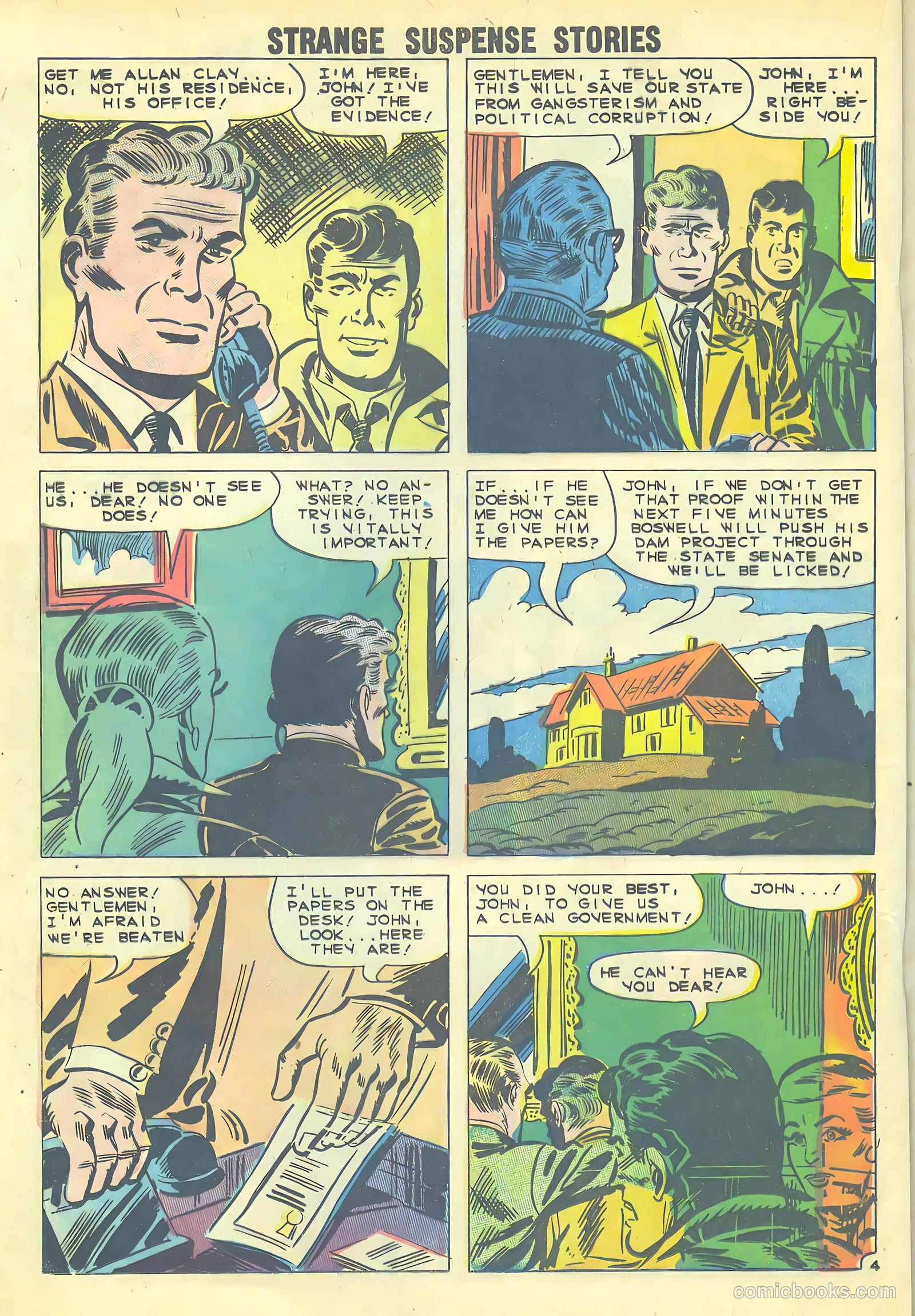 Strange Suspense Stories #49 (1960) — page 20 of 36