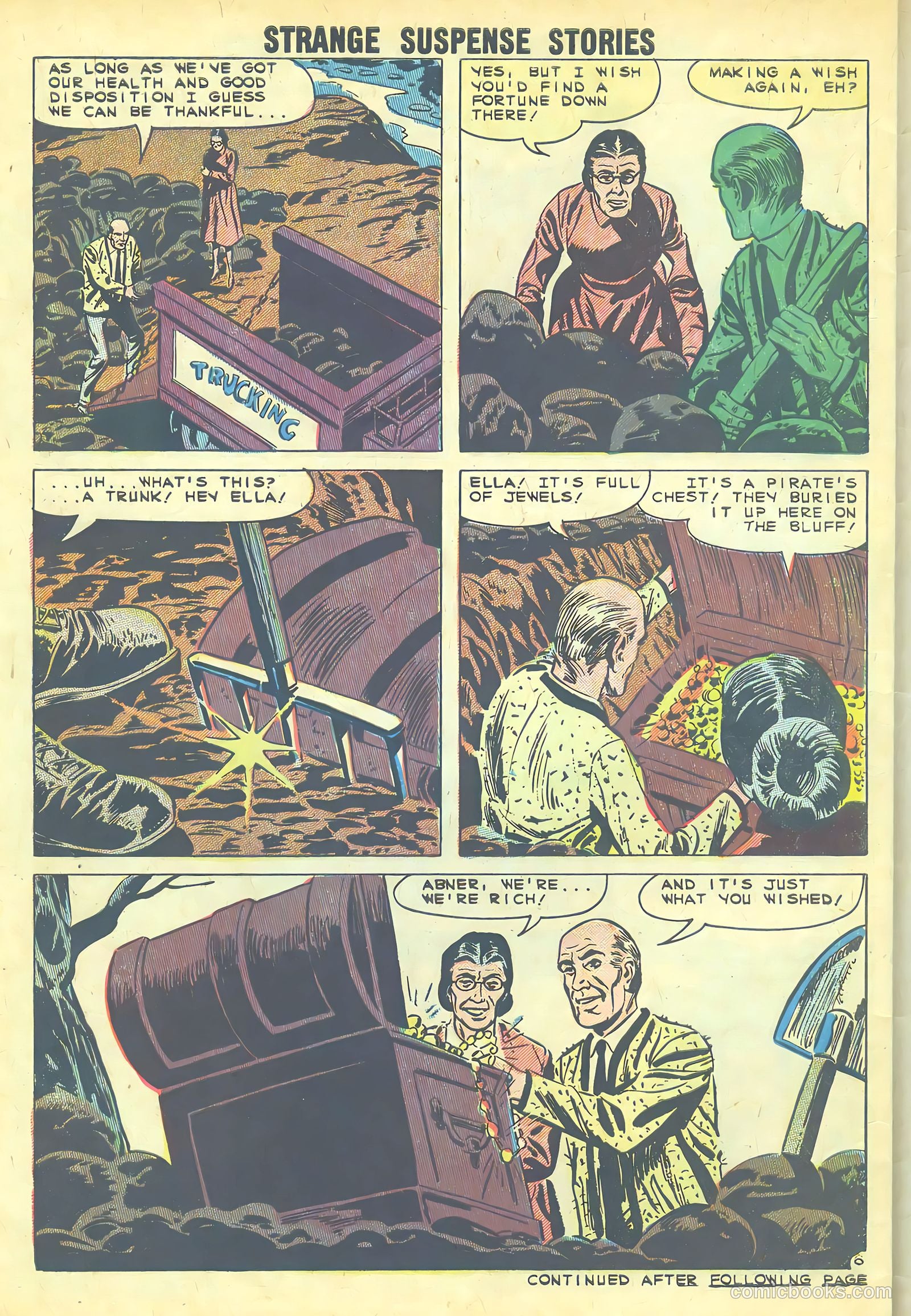 Strange Suspense Stories #49 (1960) — page 30 of 36