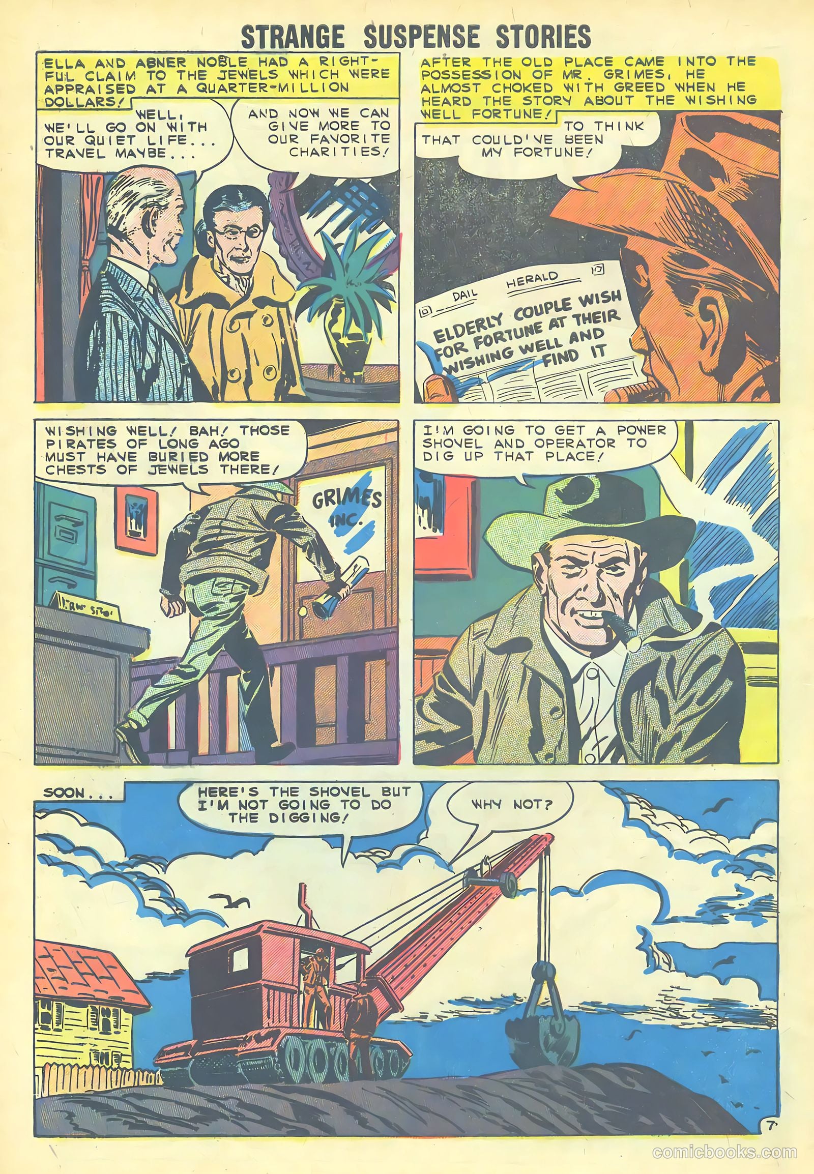 Strange Suspense Stories #49 (1960) — page 32 of 36