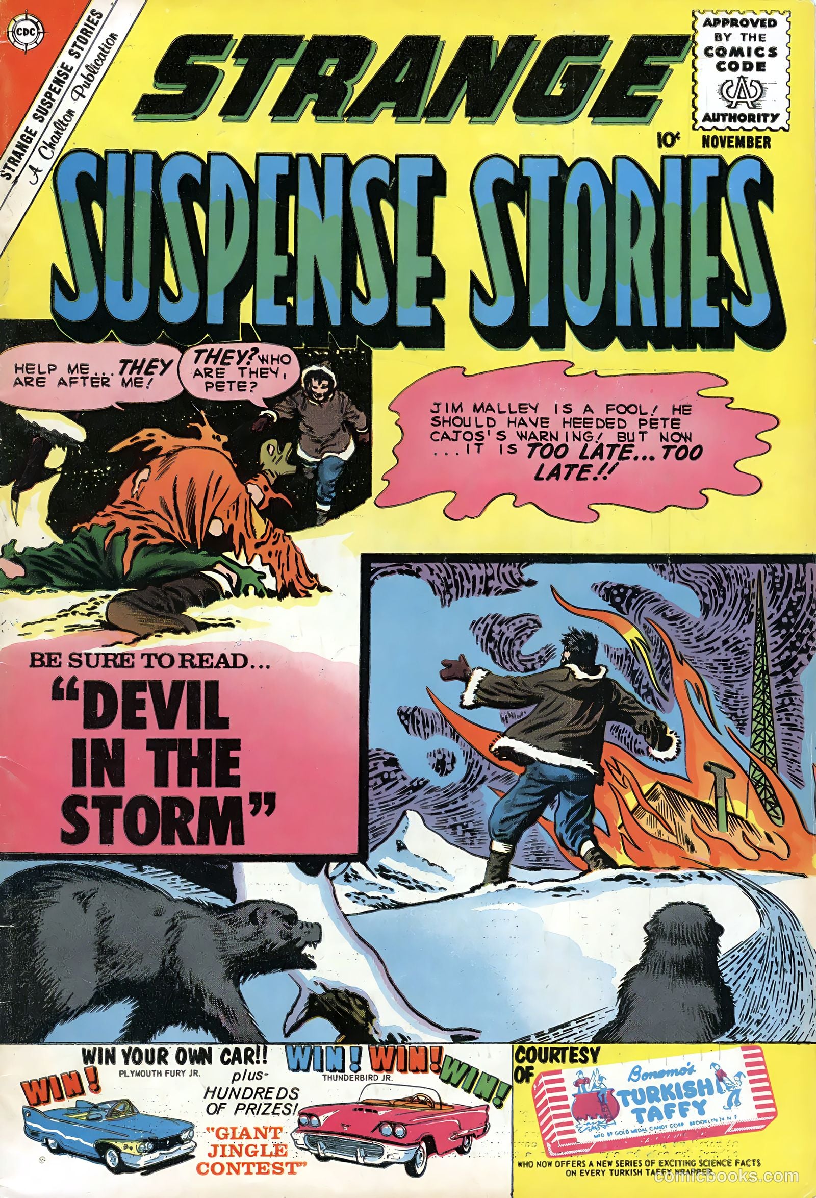 Strange Suspense Stories #50