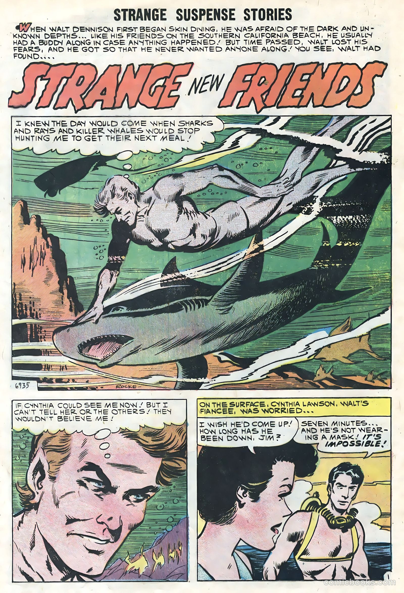 Strange Suspense Stories #50 (1960) — page 20 of 36