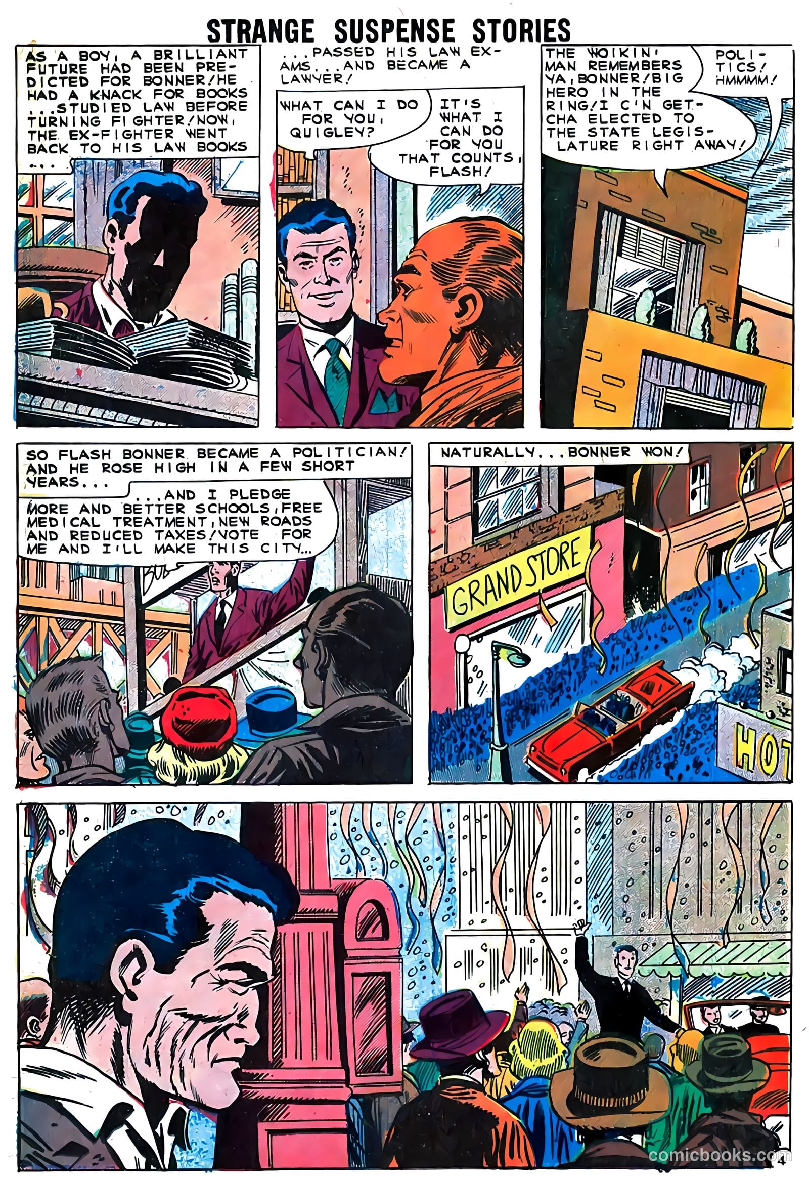 Strange Suspense Stories #52 (1952) — page 19 of 33