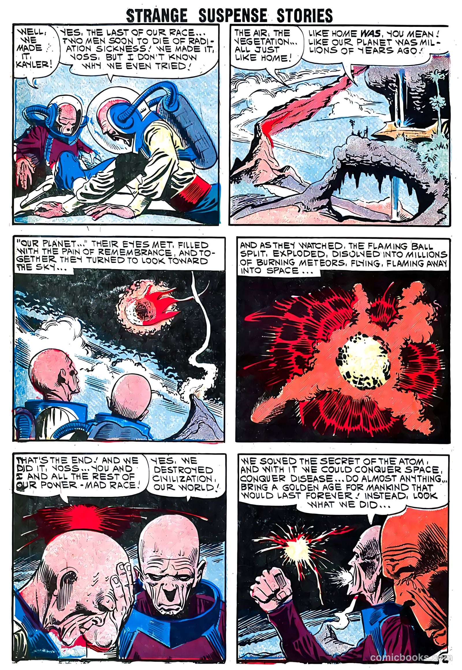 Strange Suspense Stories #52 (1952) — page 25 of 33