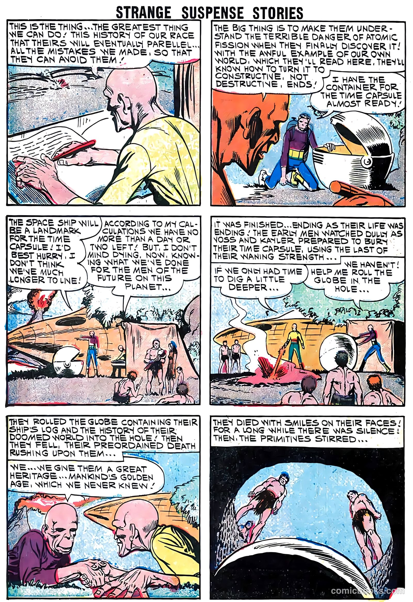 Strange Suspense Stories #52 (1952) — page 31 of 33