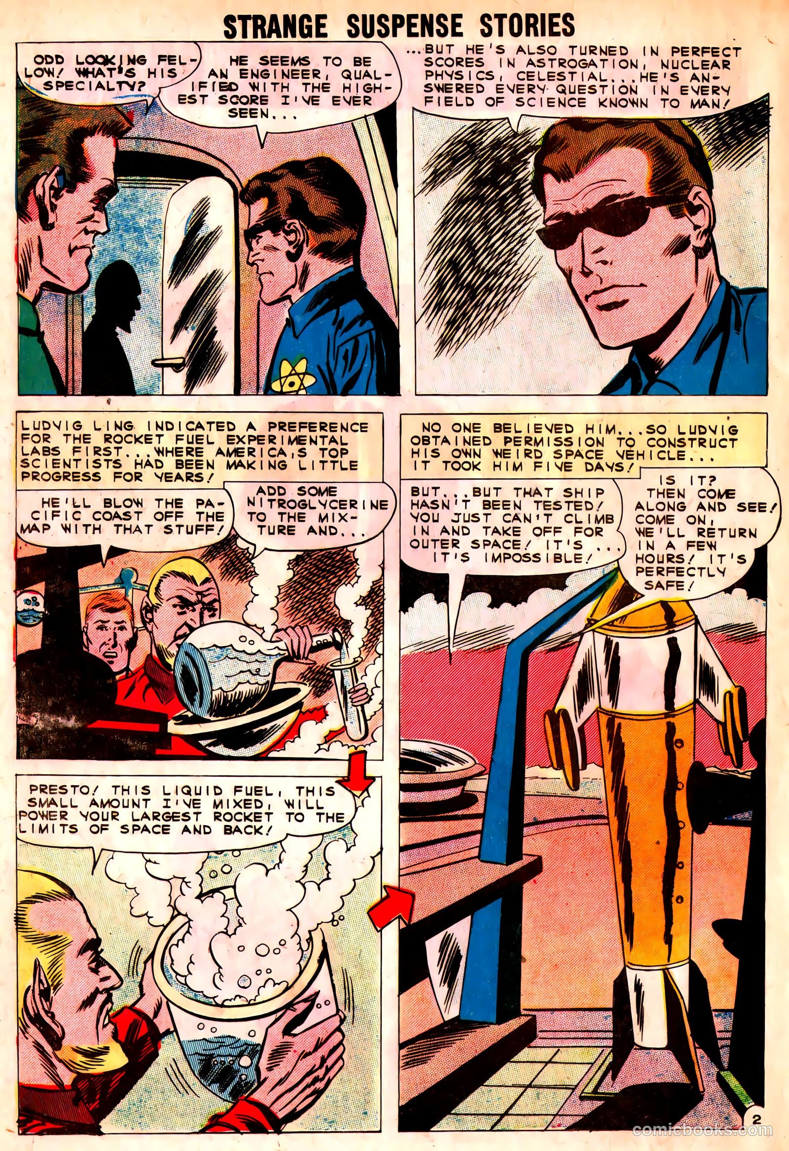 Strange Suspense Stories #53 (1961) — page 12 of 36