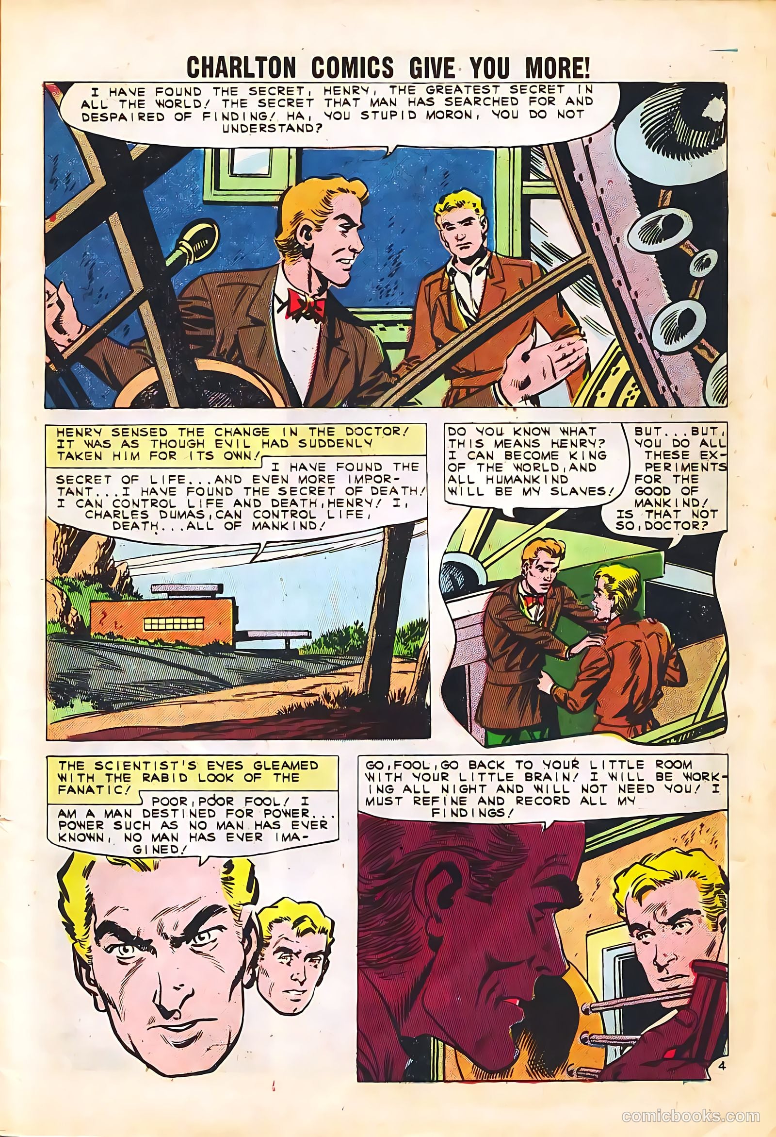 Strange Suspense Stories #54 (1961) — page 7 of 36