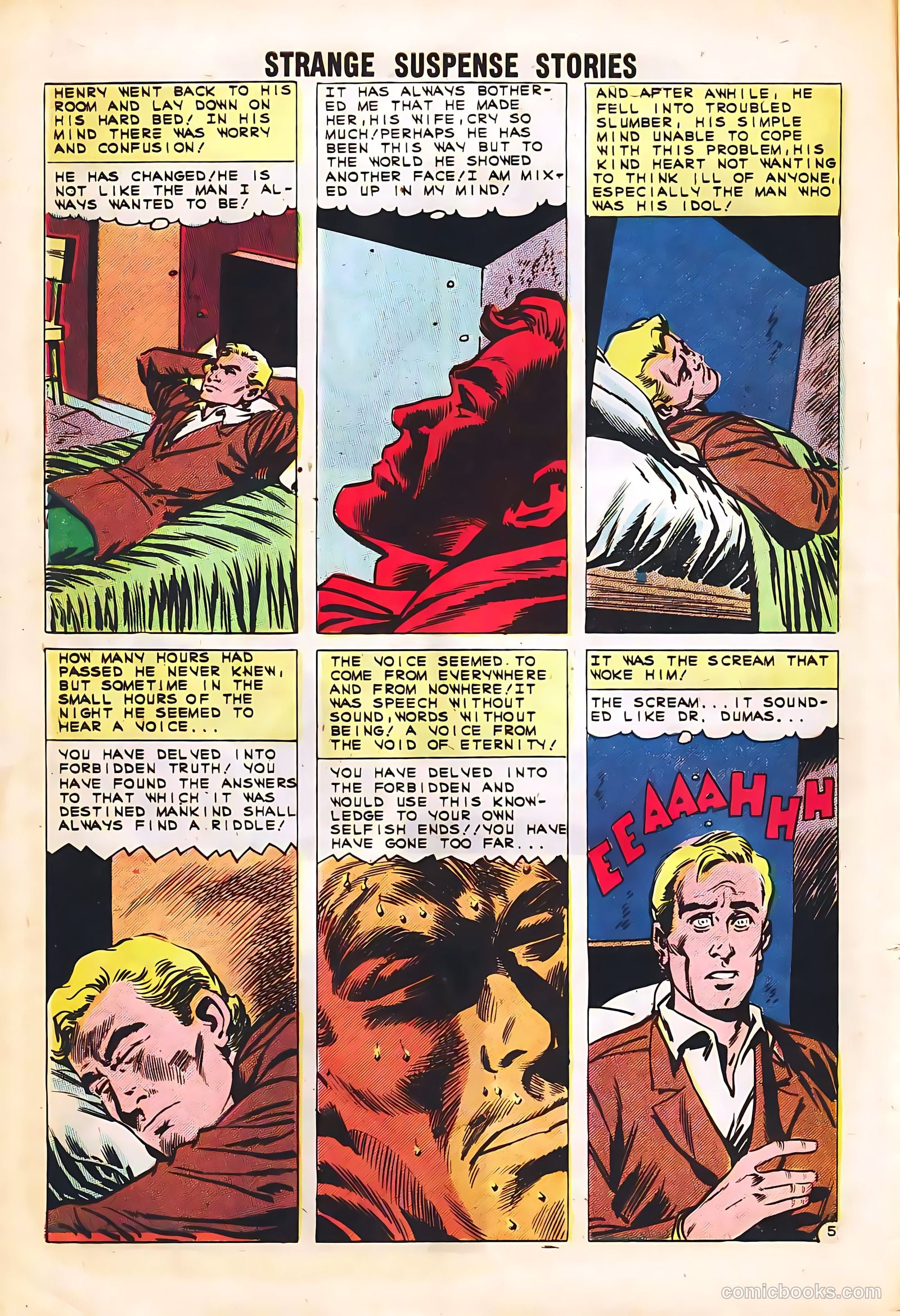 Strange Suspense Stories #54 (1961) — page 8 of 36
