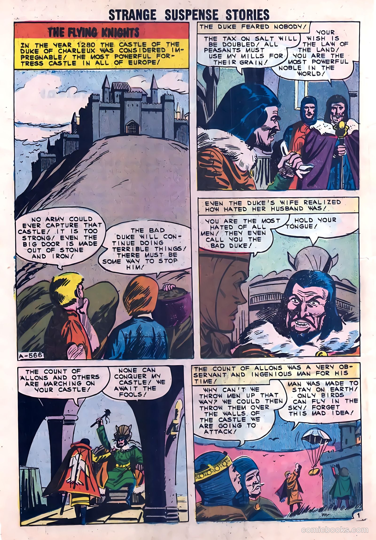 Strange Suspense Stories #55 (1961) — page 16 of 36