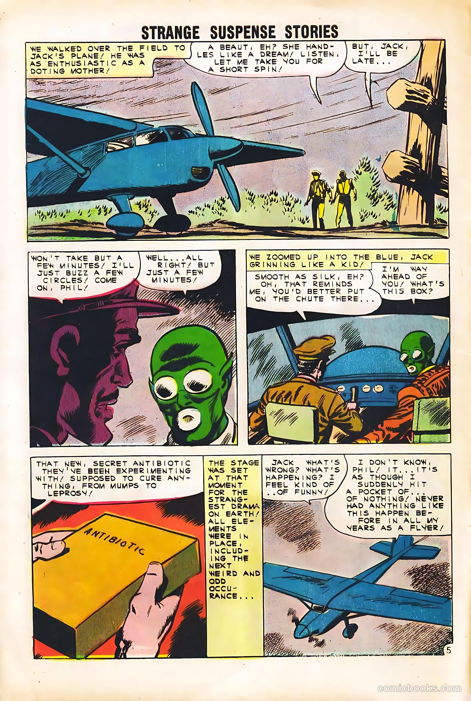 Strange Suspense Stories #56 (1961) — page 8 of 36