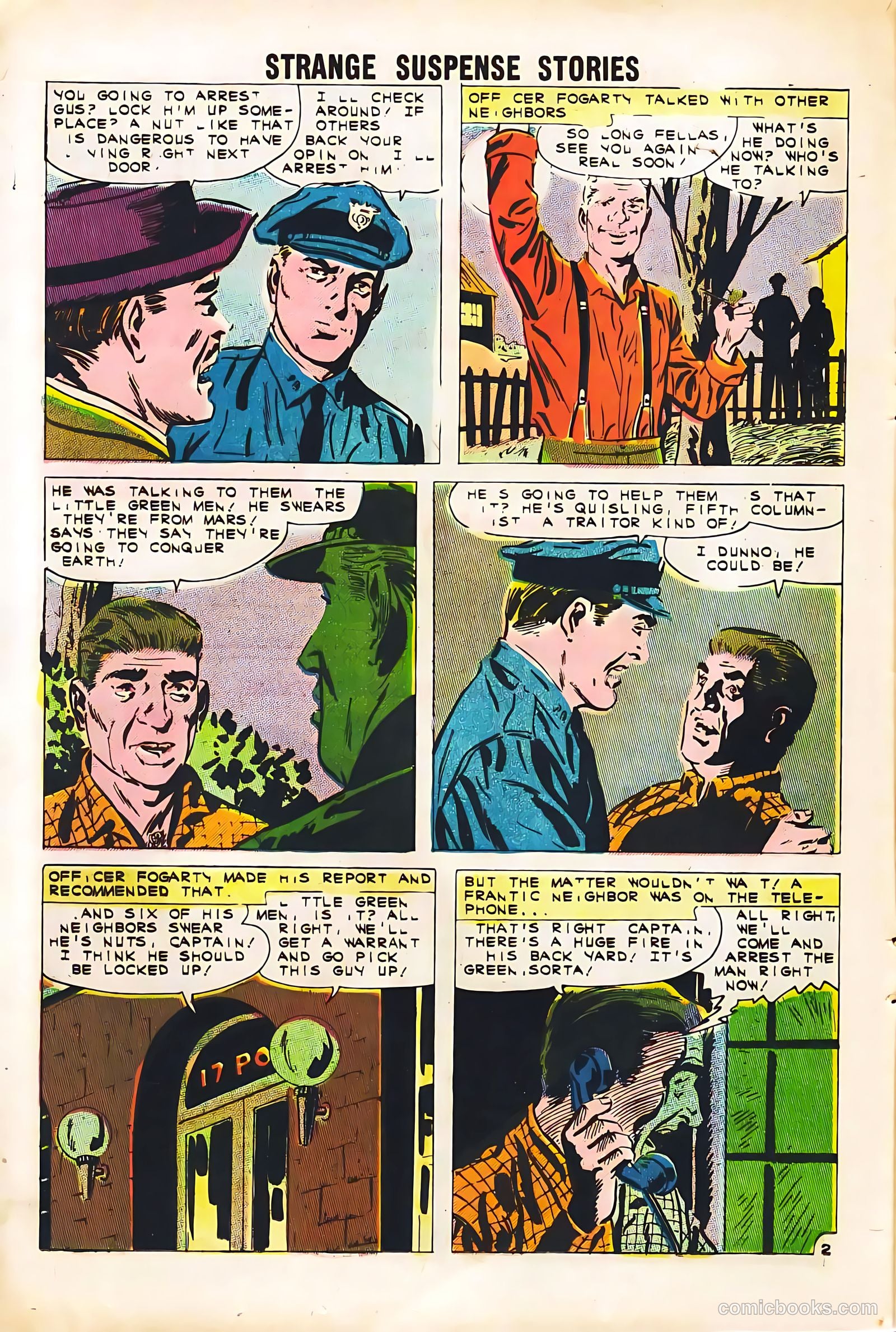 Strange Suspense Stories #56 (1961) — page 16 of 36