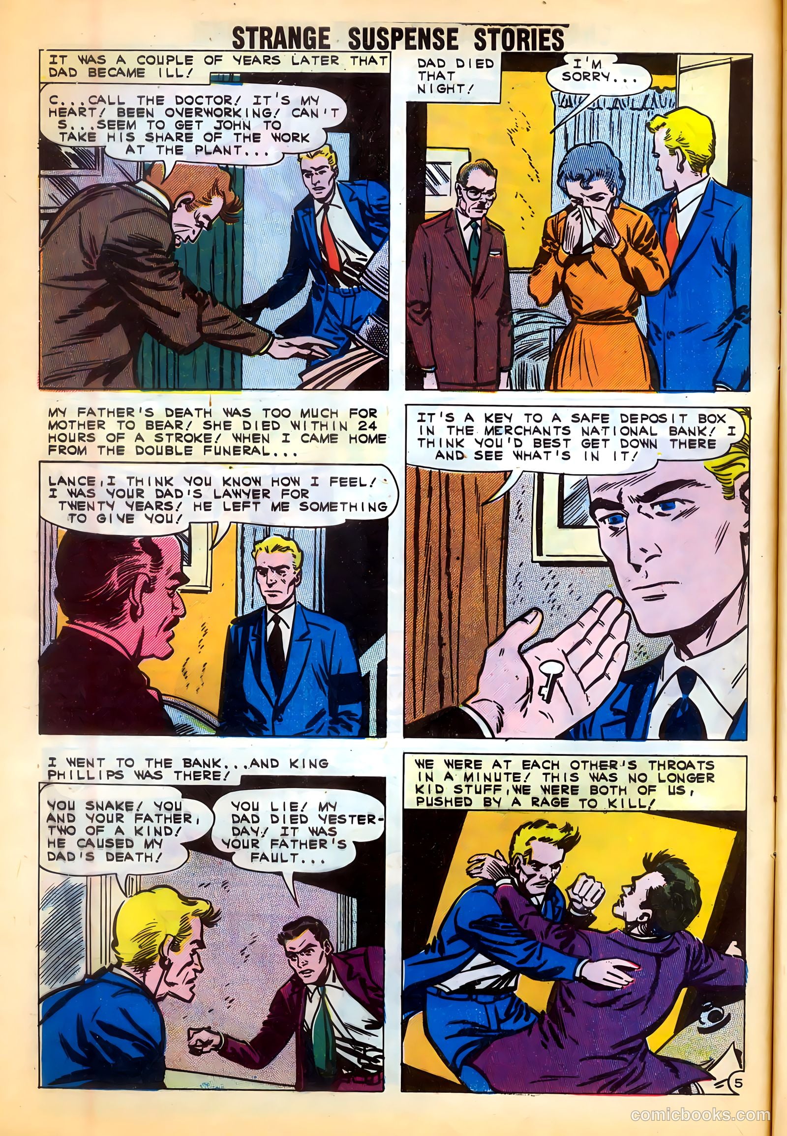 Strange Suspense Stories #57 (1962) — page 8 of 37