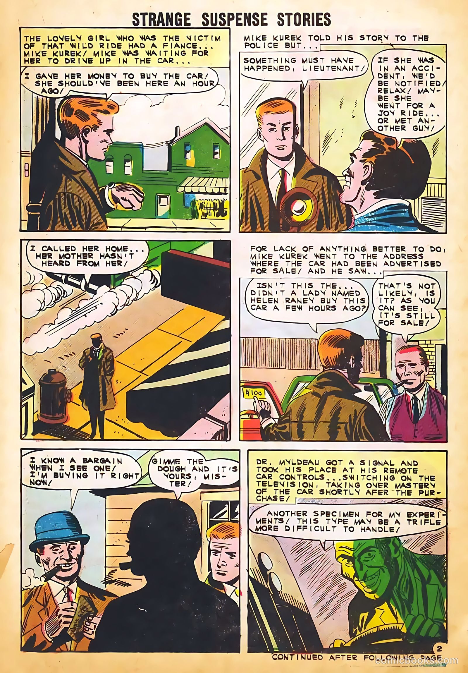 Strange Suspense Stories #60 (1962) — page 14 of 36