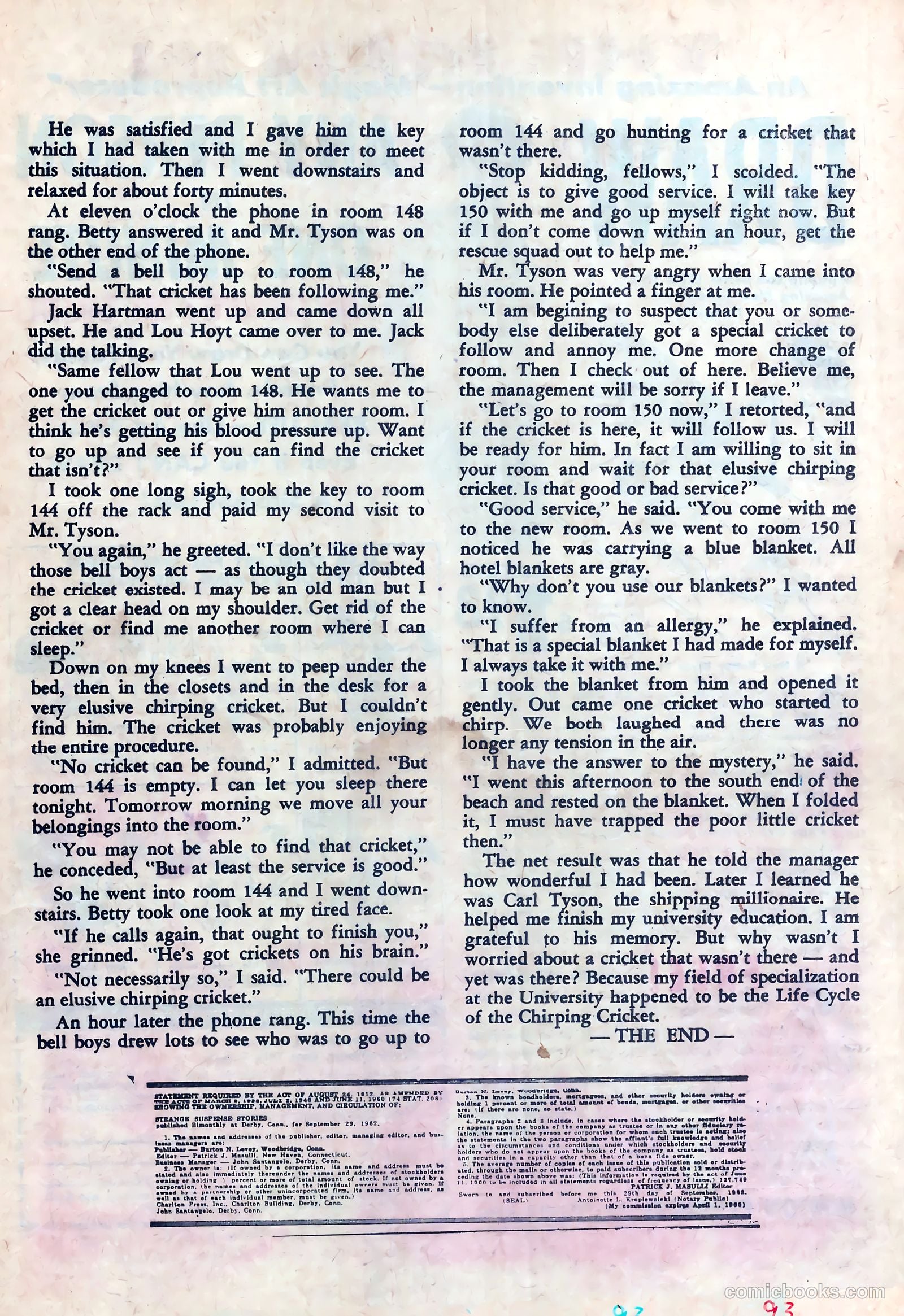 Strange Suspense Stories #64 (1963) — page 21 of 36