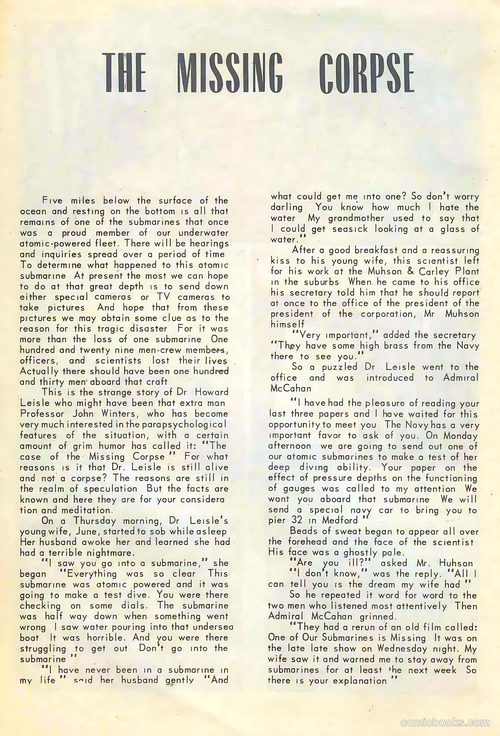 Strange Suspense Stories #69 (1961) — page 18 of 36