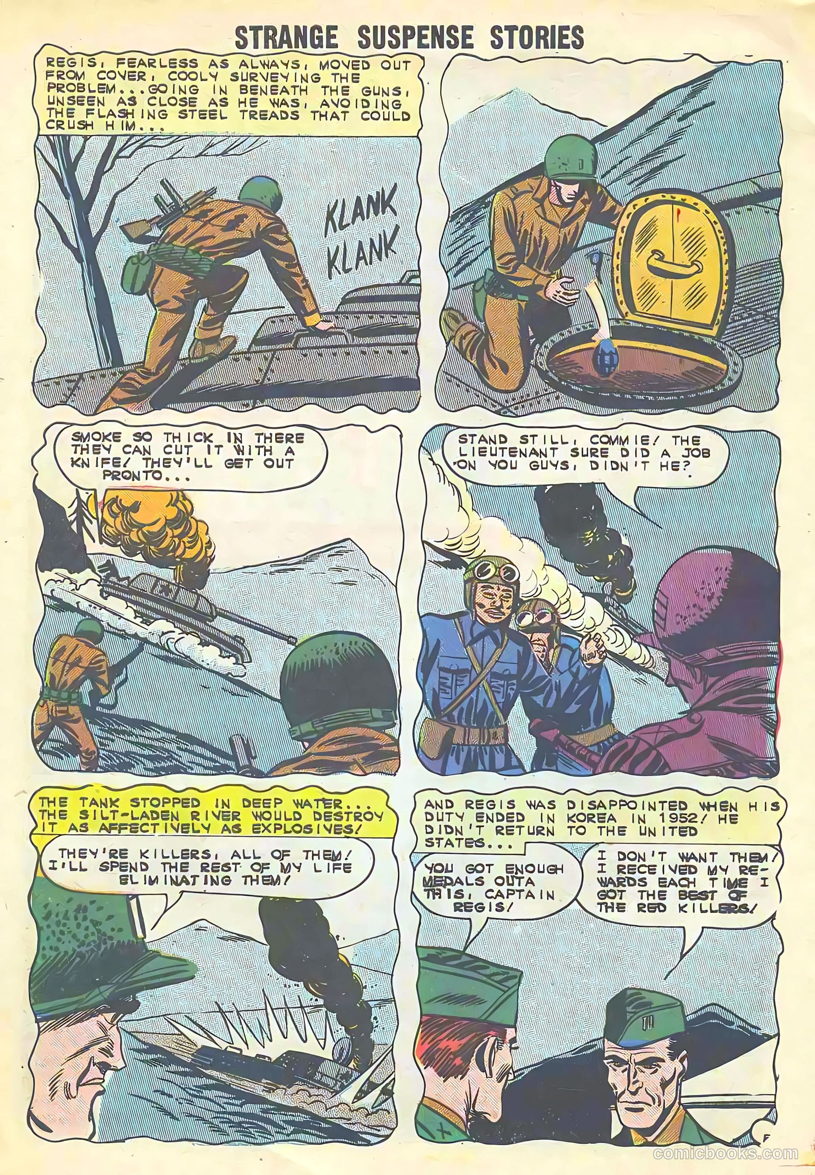 Strange Suspense Stories #69 (1961) — page 32 of 36