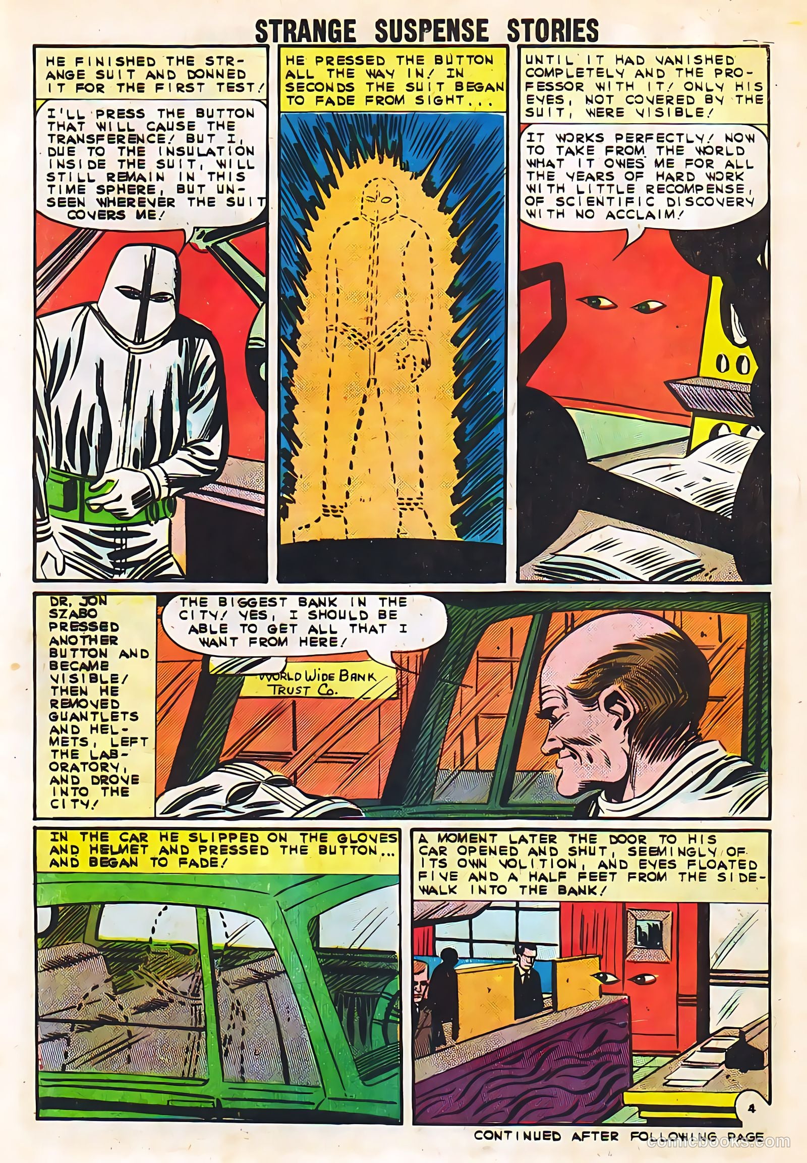 Strange Suspense Stories #70 (1964) — page 30 of 36