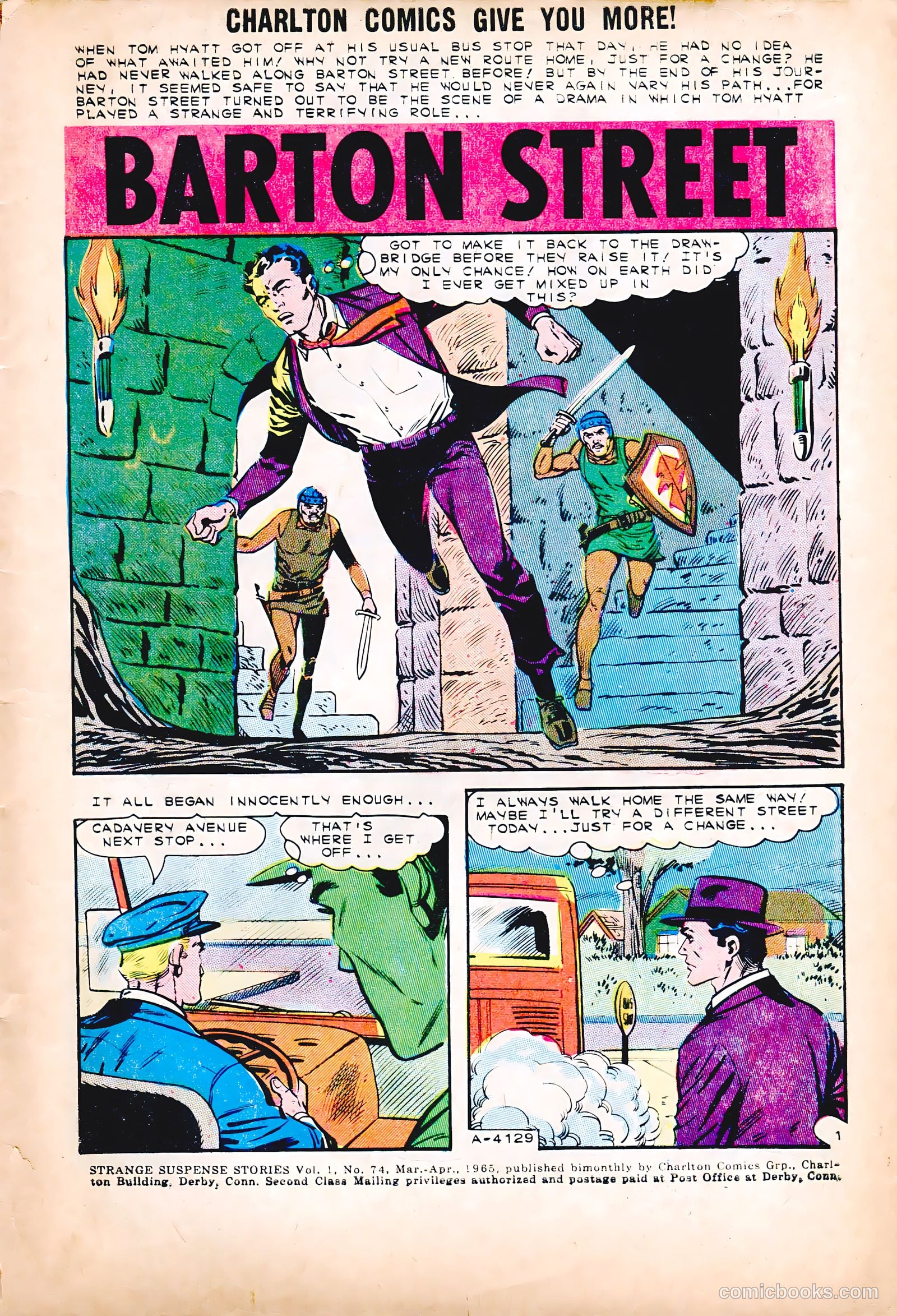 Strange Suspense Stories #74 (1965) — page 3 of 36