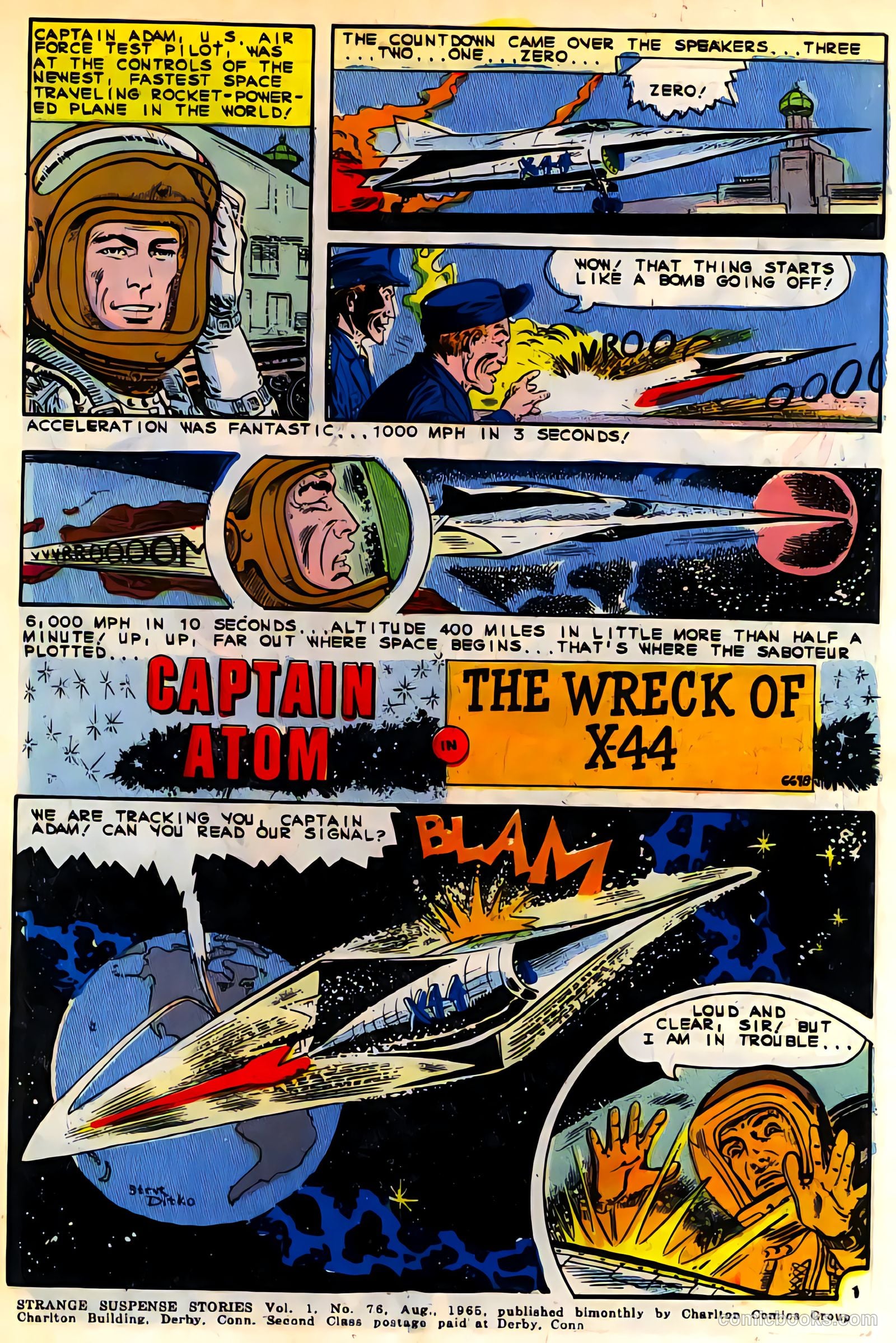 Strange Suspense Stories #76 (1965) — page 3 of 35
