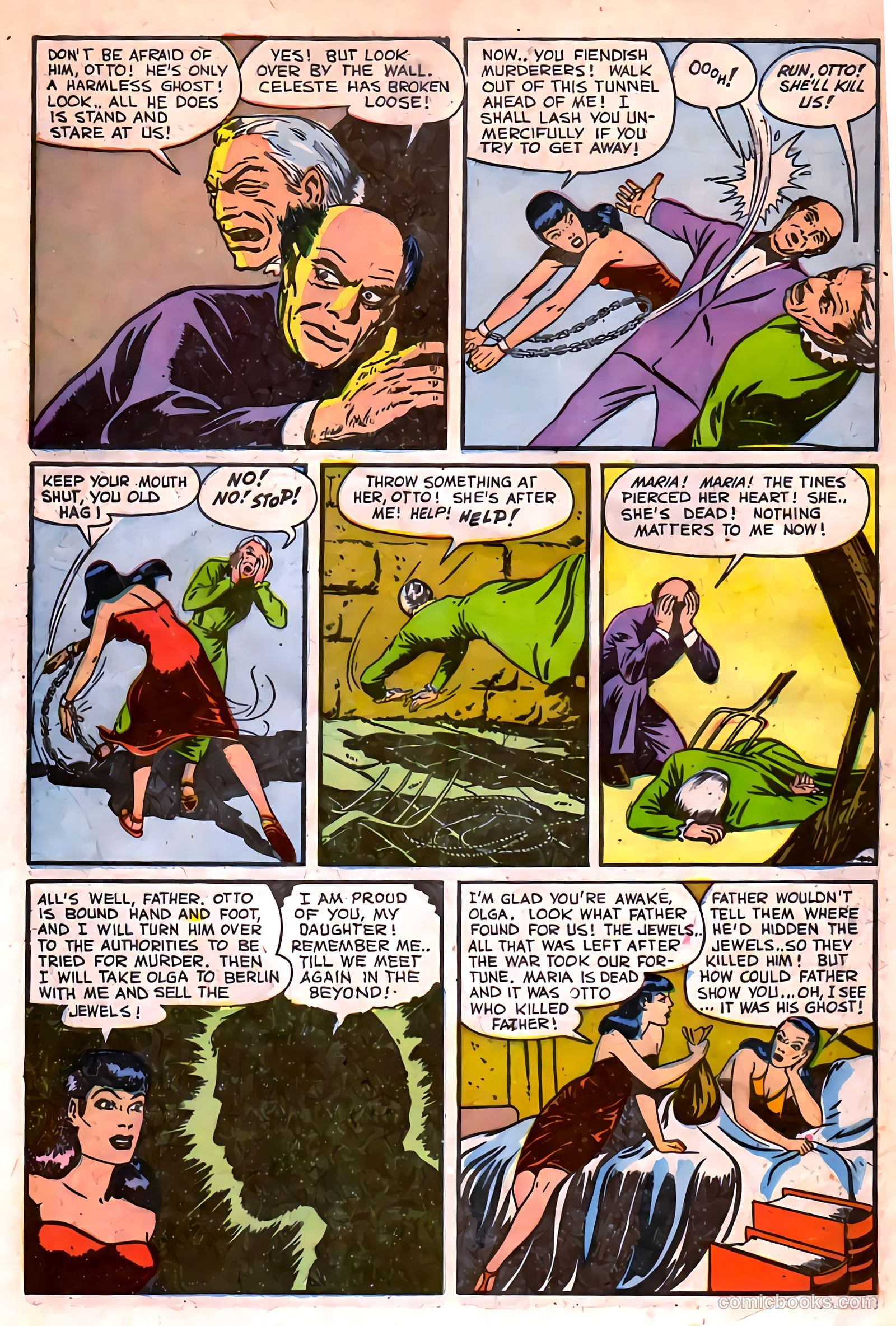 Strange Terrors #1 (1952) — page 34 of 36