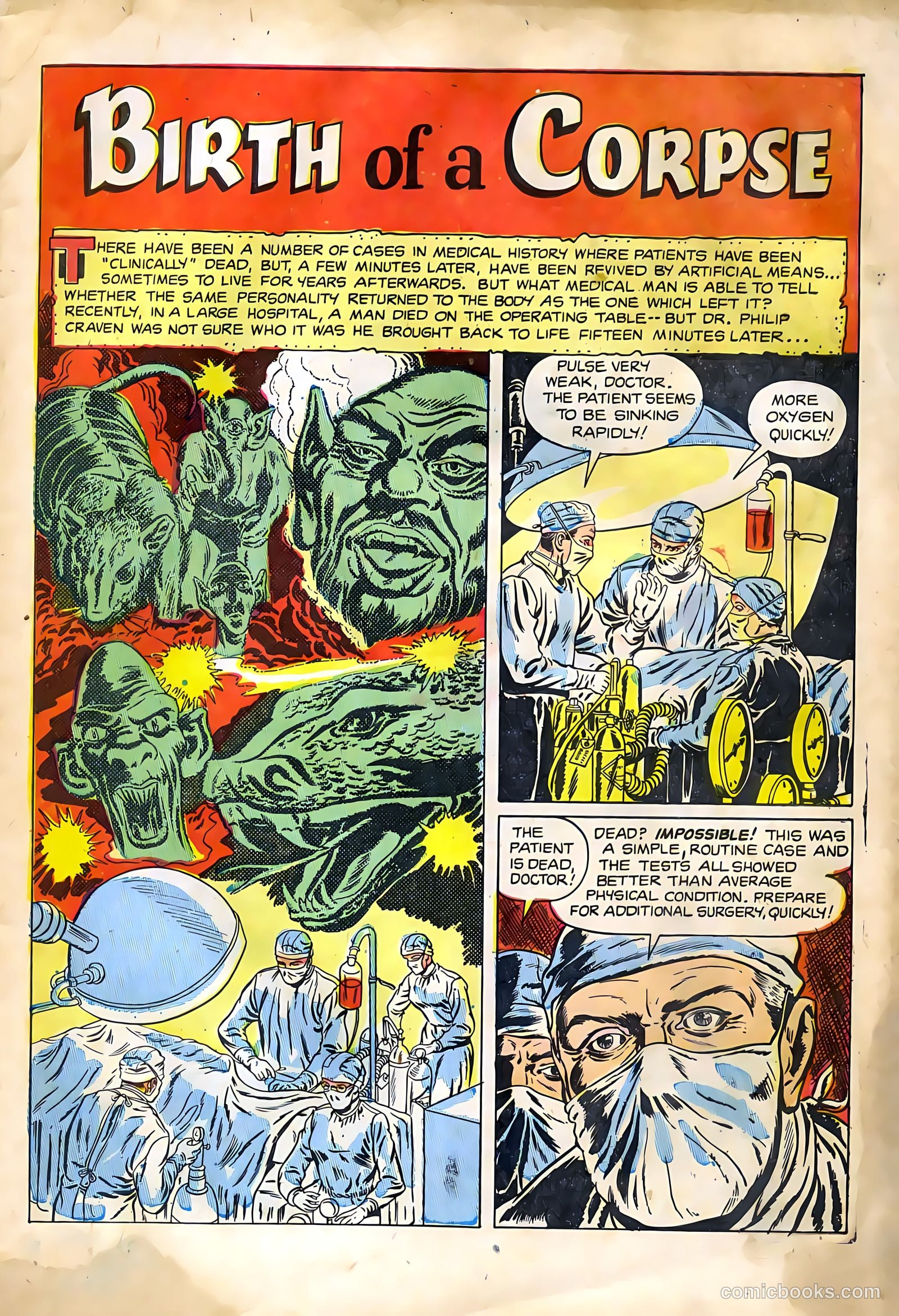 Strange Terrors #2 (1952) — page 3 of 36