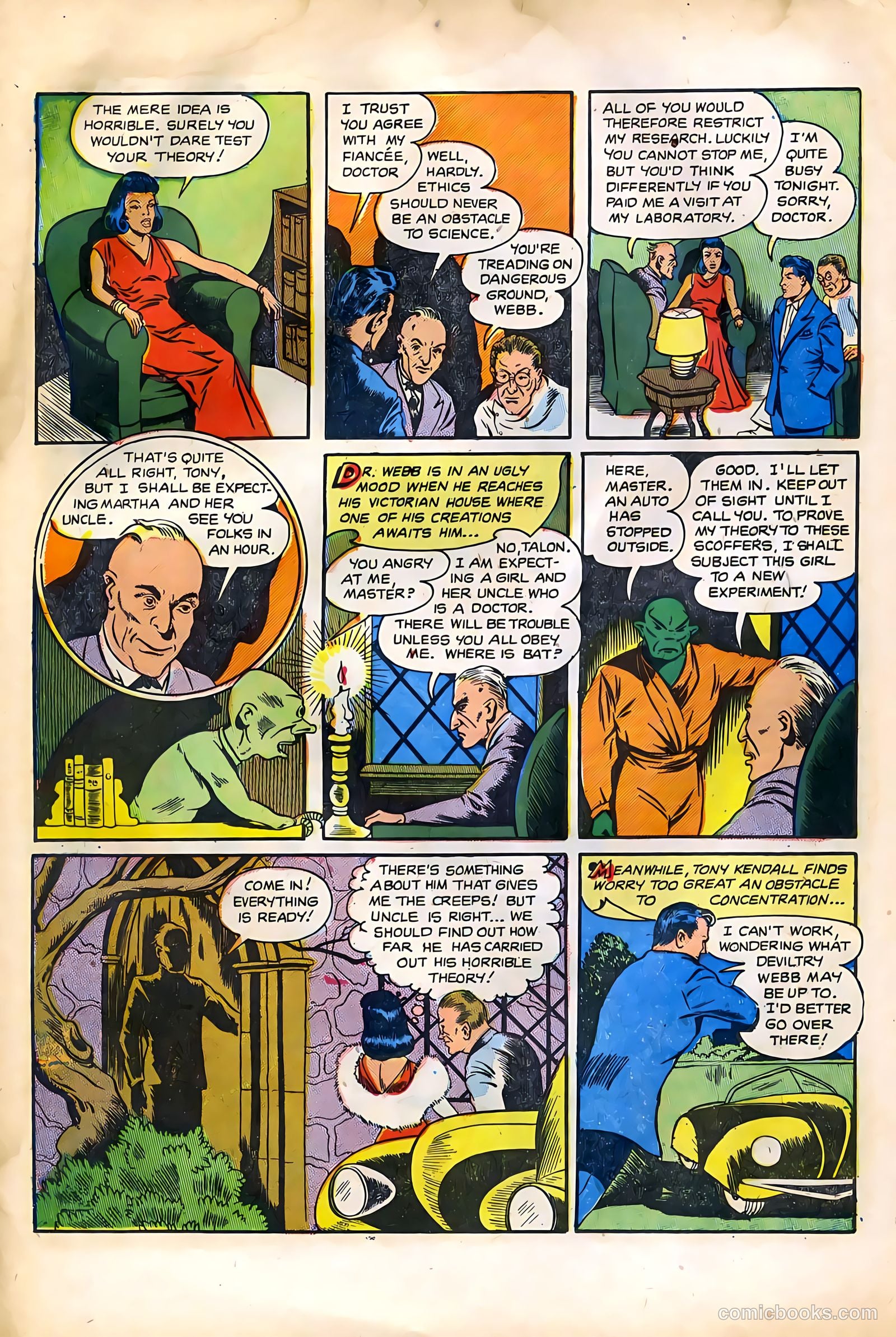 Strange Terrors #2 (1952) — page 16 of 36